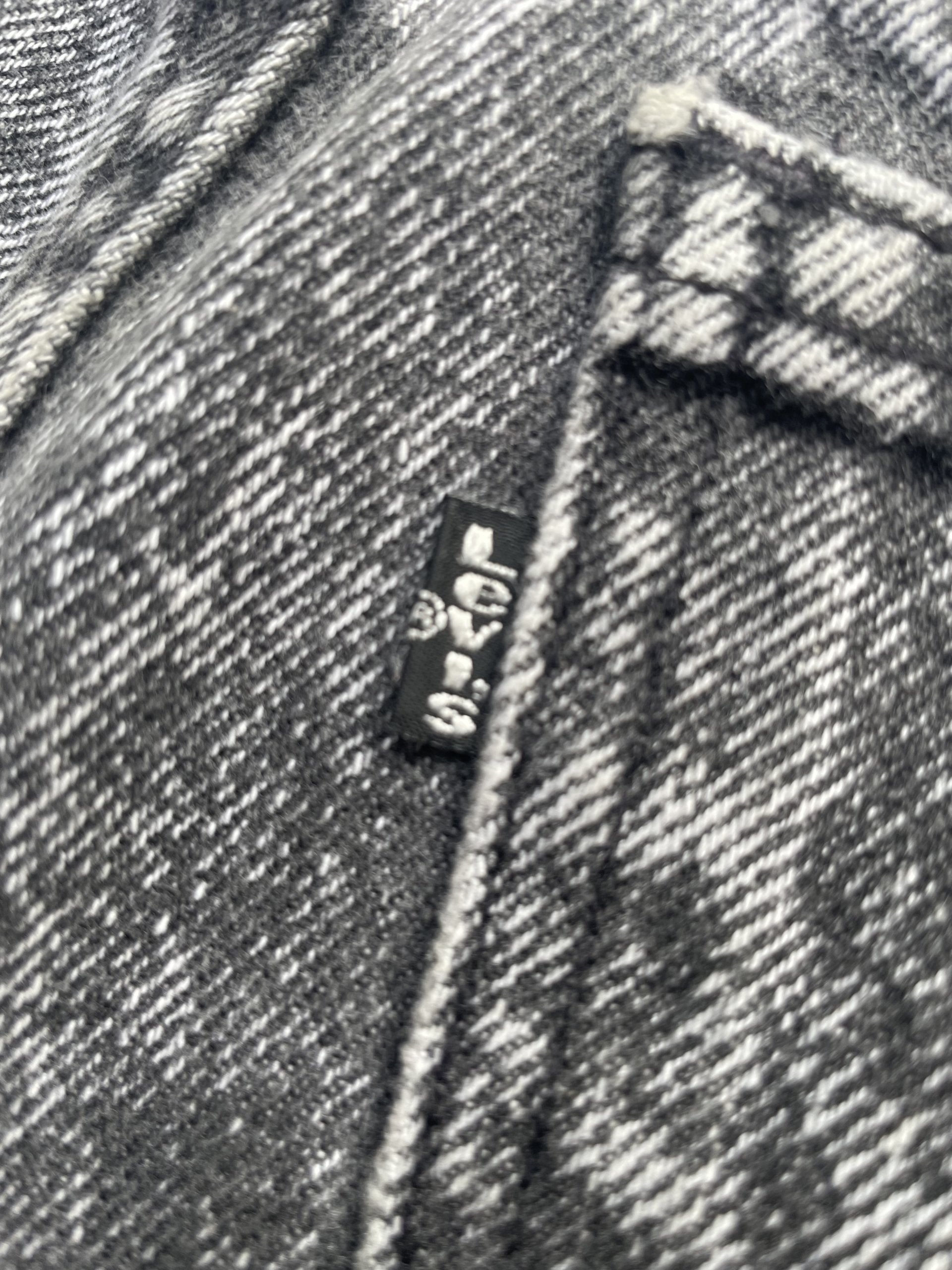 Vintage Levis Acid Wash Black Tag Denim