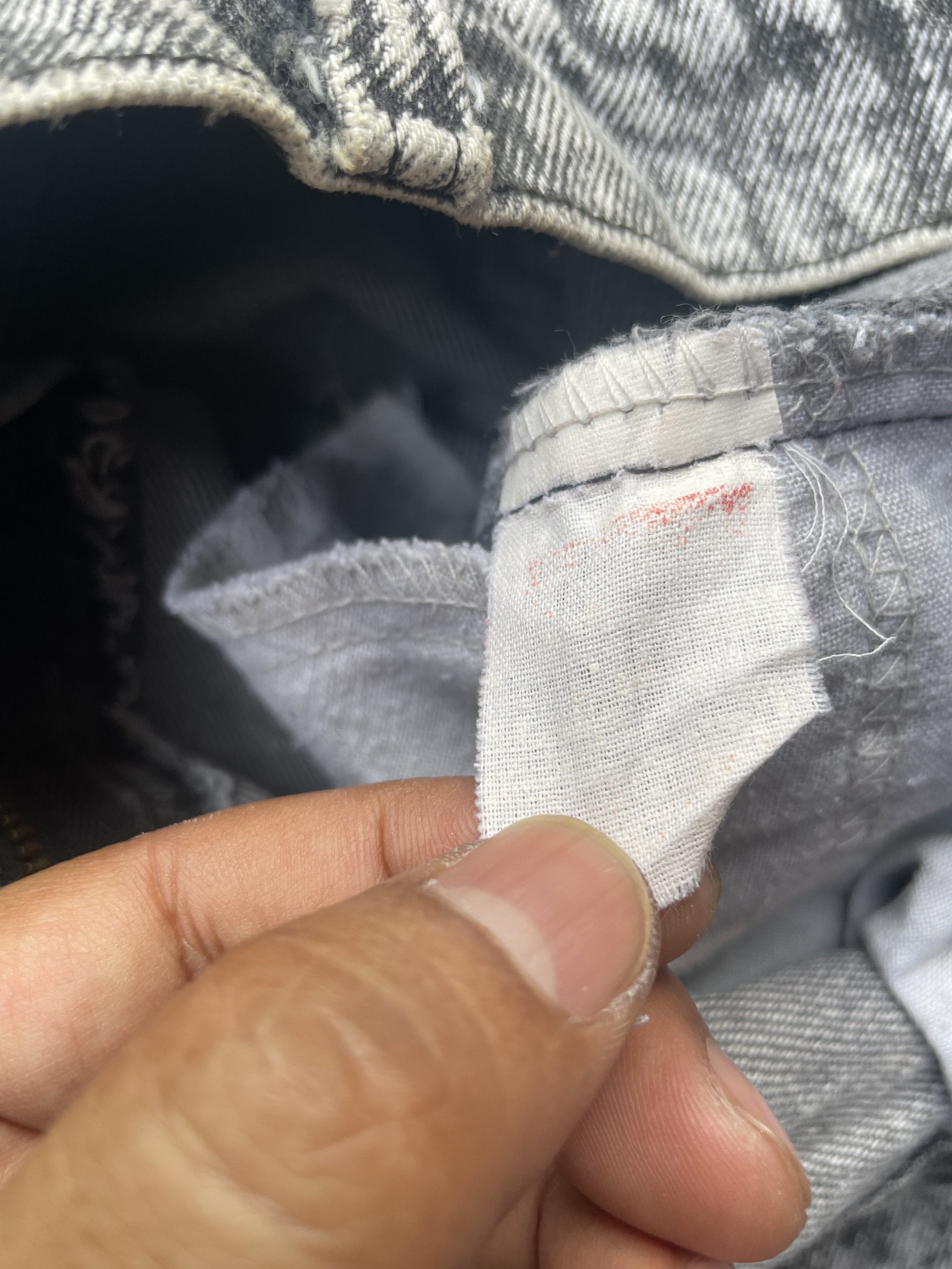 Vintage Levis Acid Wash Black Tag Denim