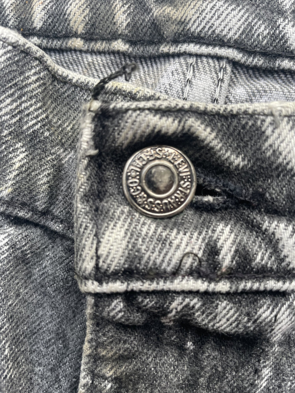 Vintage Levis Acid Wash Black Tag Denim