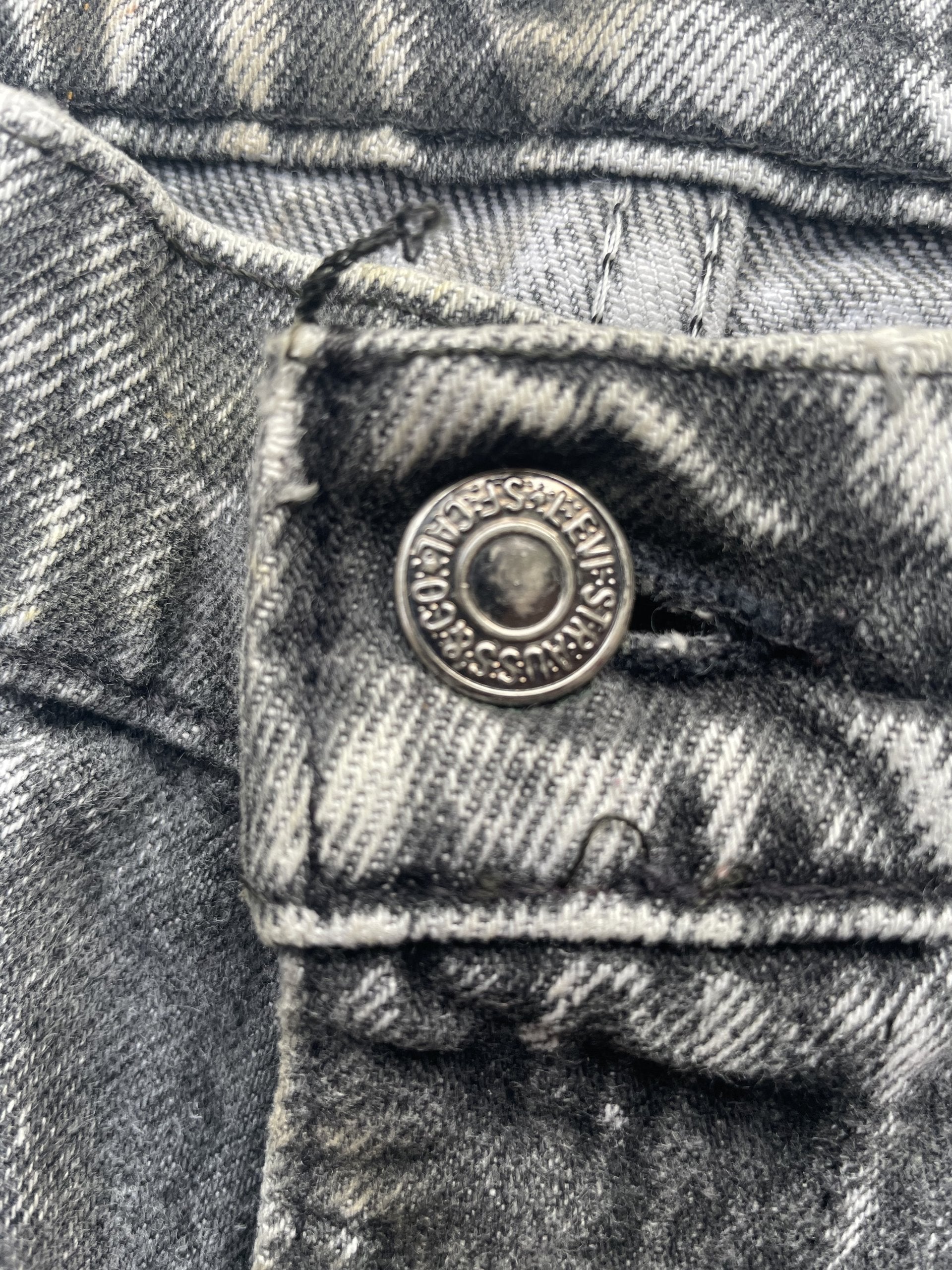 Vintage Levis Acid Wash Black Tag Denim