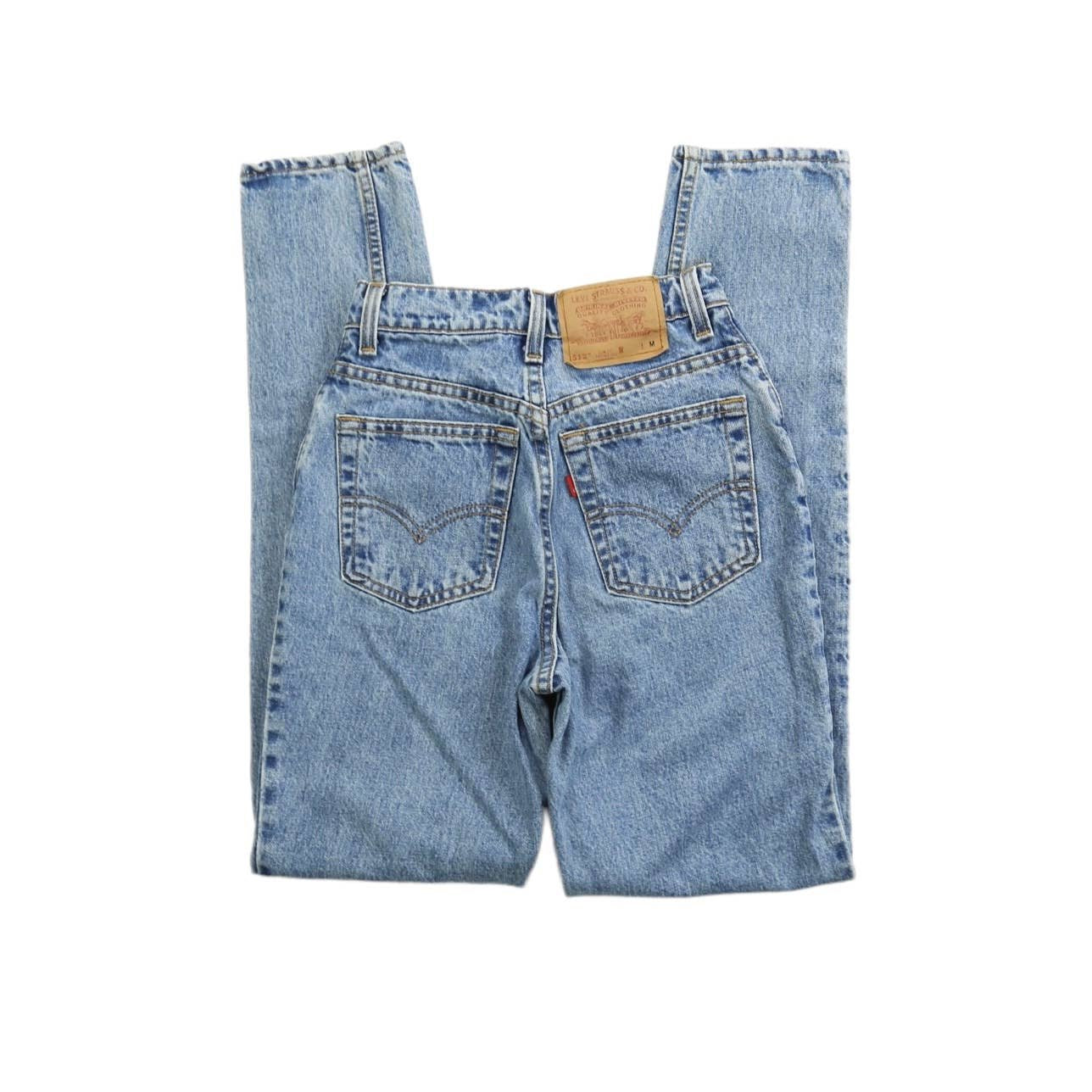 VINTAGE LEVIS 512 MEDIUM WASH HIGH WAISTED JEANS