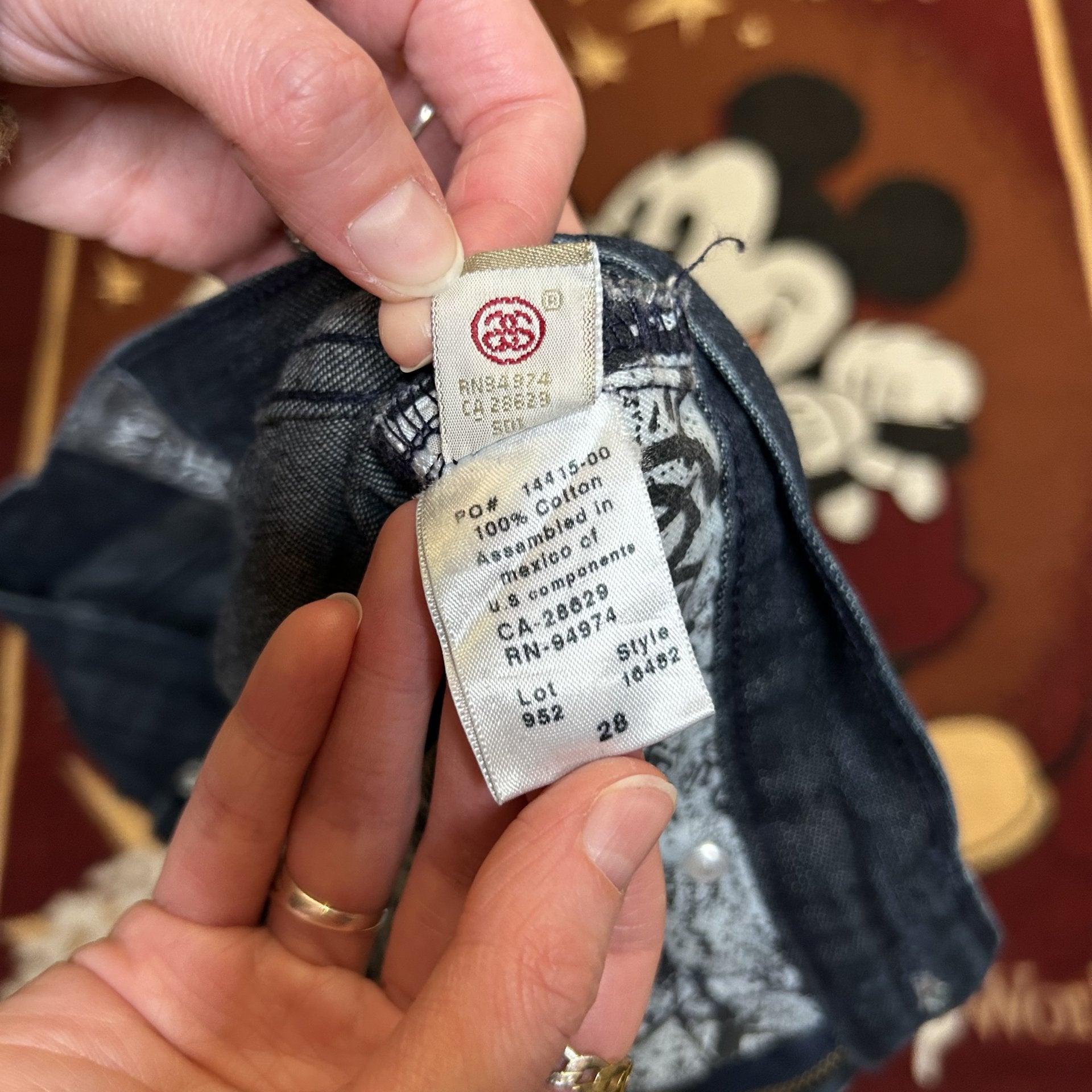 Stussy vintage late 90s 2000s faded black jeans 28-28