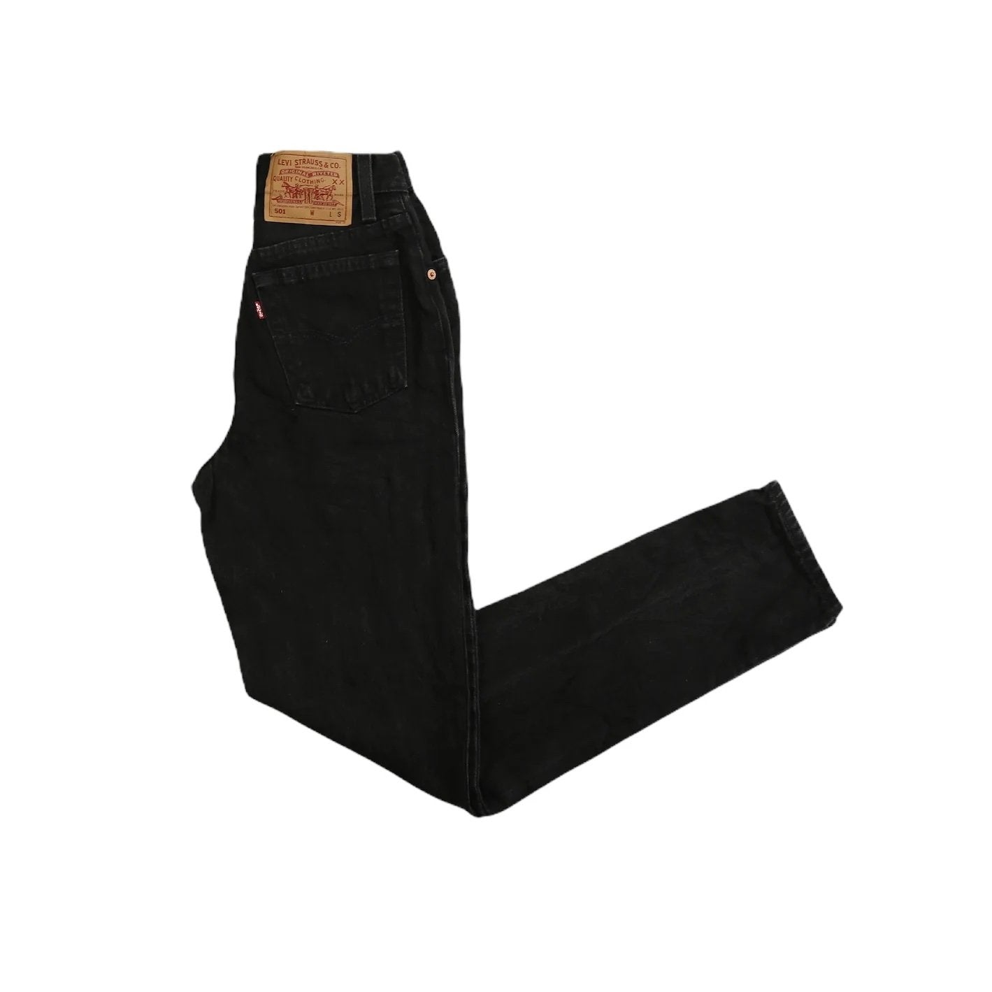 VINTAGE LEVIS 501 BLACK HIGH WAISTED JEANS 23 Regular price