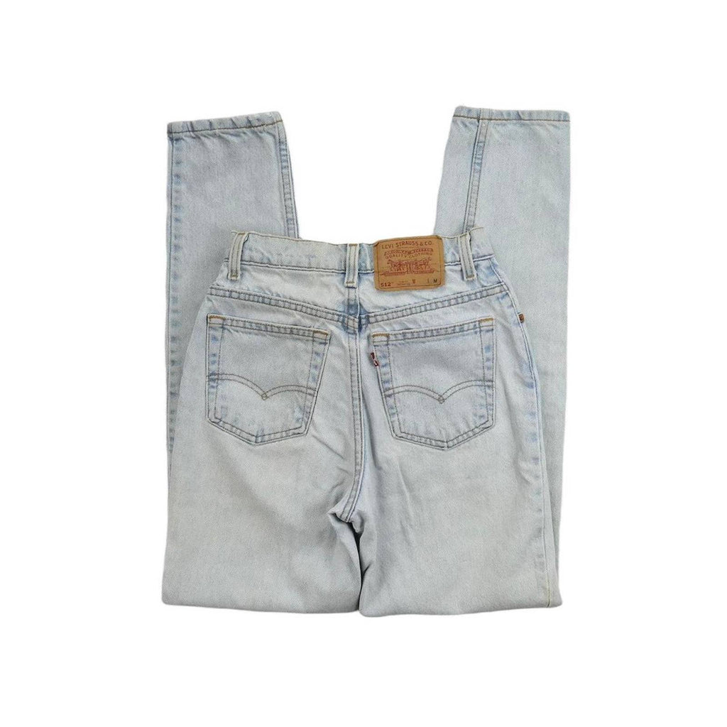 VINTAGE LEVIS W24/25 512 LIGHT-MEDIUM WASH HIGH WAISTED JEANS