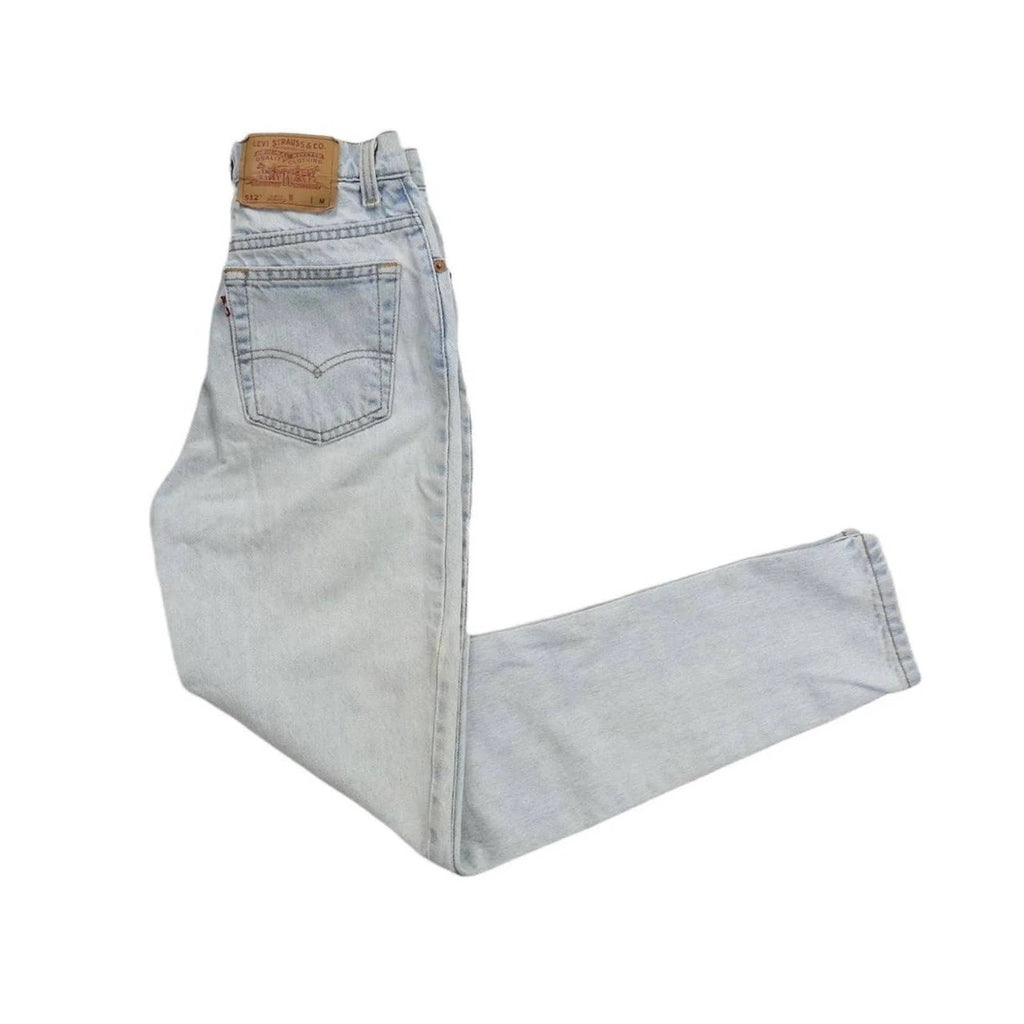 VINTAGE LEVIS W24/25 512 LIGHT-MEDIUM WASH HIGH WAISTED JEANS