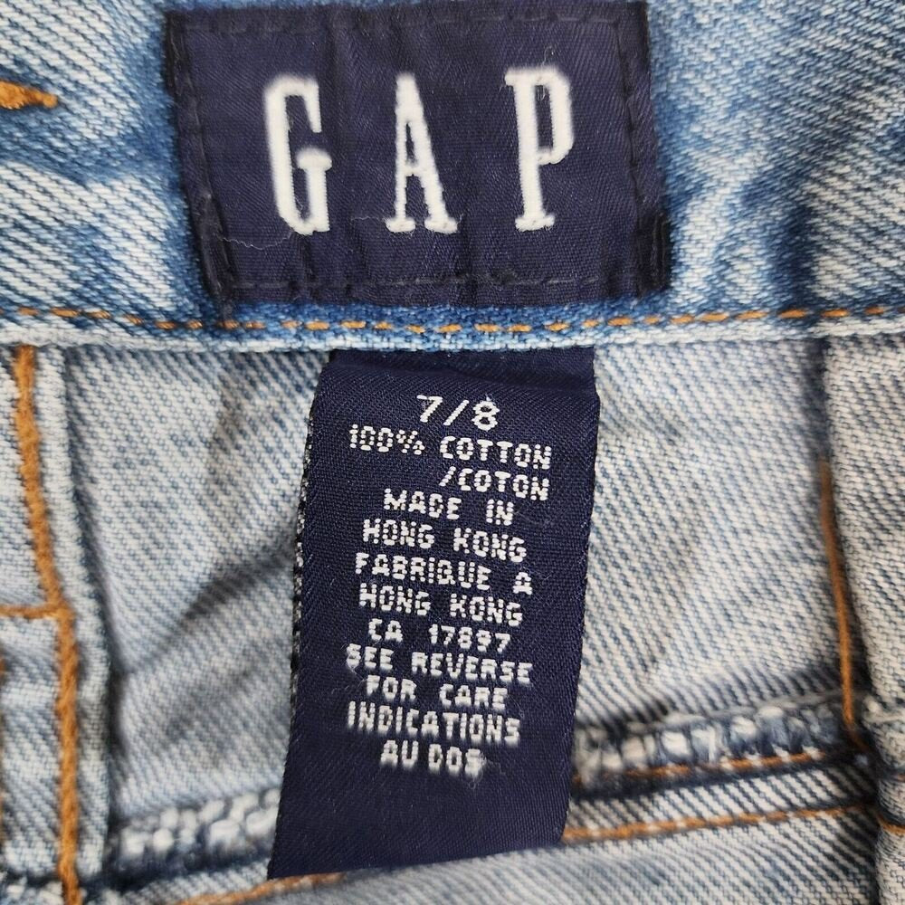 Vintage Gap Jeans Women's 7/8 High Rise Tapered Medium Wash Button Fly 26X30 GOOD
