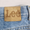 Vintage Lee Regular Straight Legs Jeans Blue Light Wash 38x30 REAL 34W - GOOD