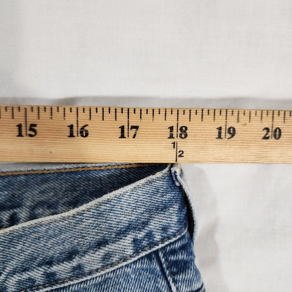 Vintage Calvin Klein Jeans Mens Straight Leg 36w / 31L Stonewash Blue - GOOD