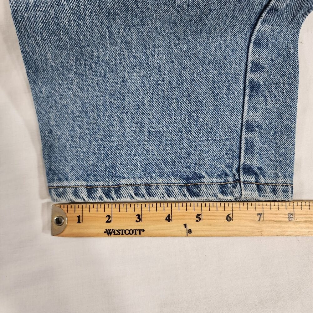 Vintage Calvin Klein Jeans Mens Straight Leg 36w / 31L Stonewash Blue - GOOD