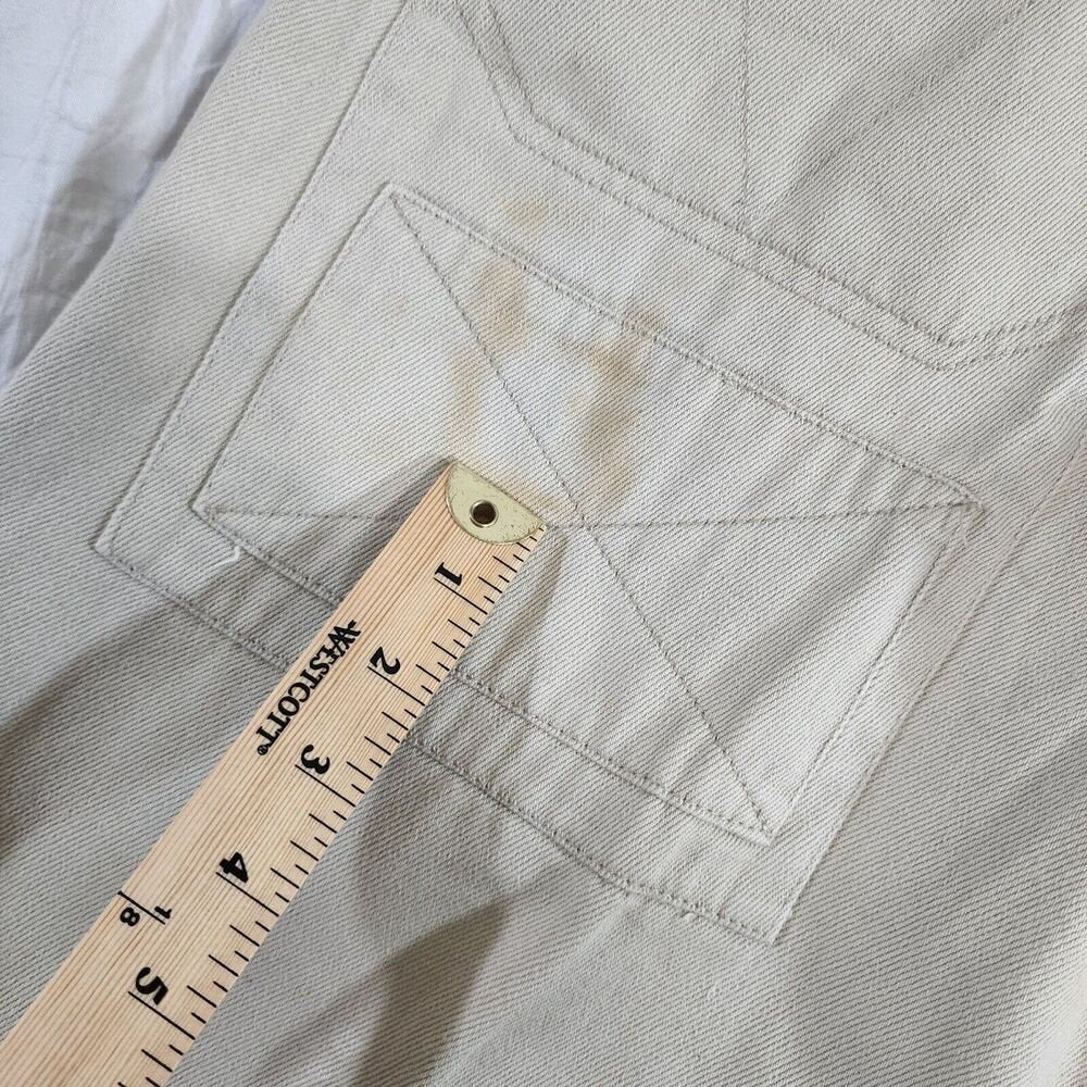 Vintage 90s PACO SPORT Jean Shorts Size 31 Skater Hip-Hop Rap Beige - GOOD