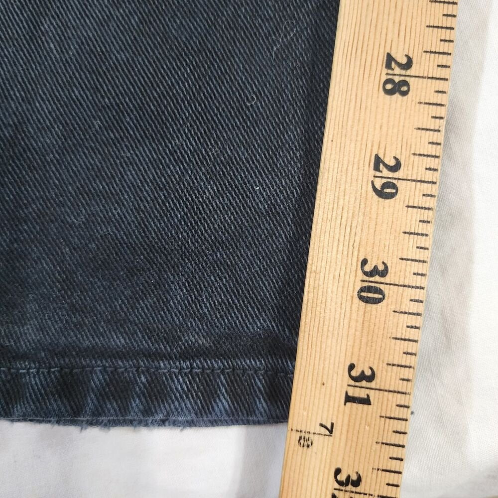 Harley Davidson Jeans Black Vintage Mens 42x32 Biker Denim USA Made Motorcycle - GOOD