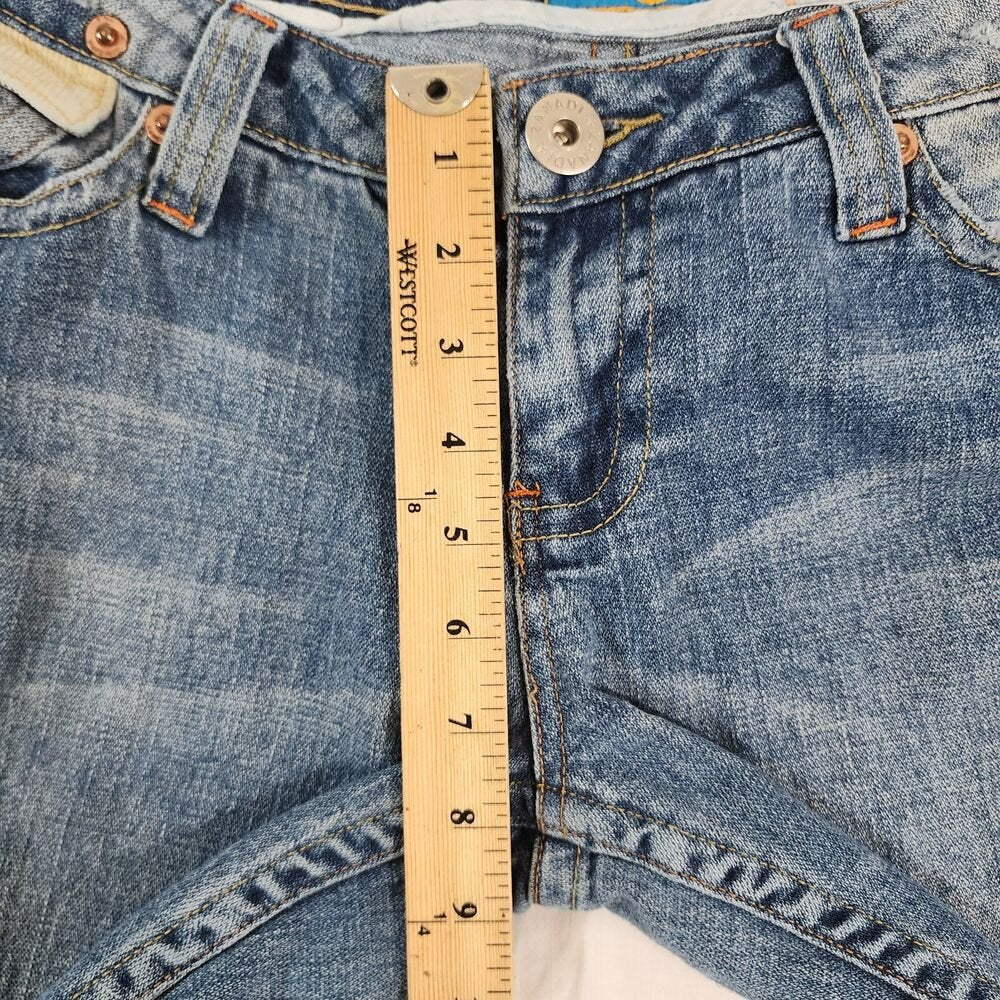 Vintage ZB Jeans Women's Embroidered Hippie Bootcut Jeans Mermaid Size 13 - GOOD