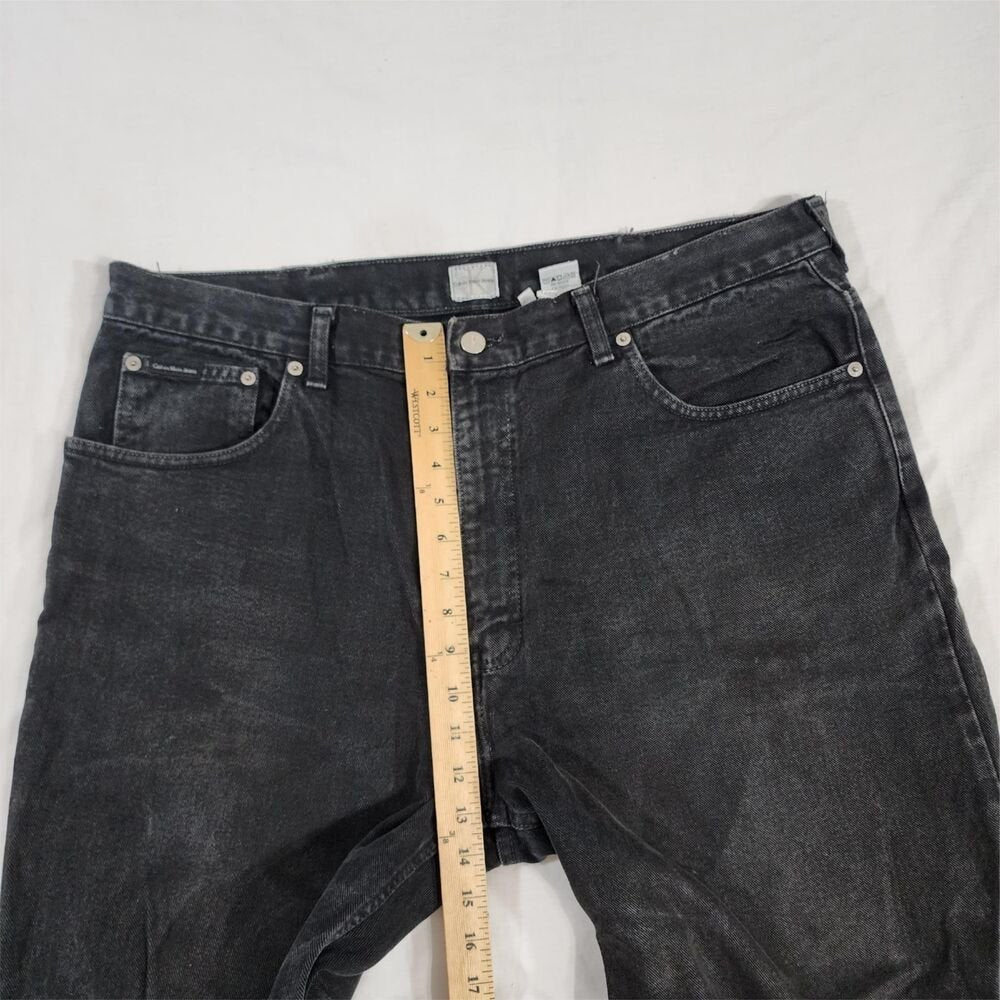 Vintage Calvin Klein Jeans Mens Straight Leg Size 38 / 29.5 Dark Wash - GOOD