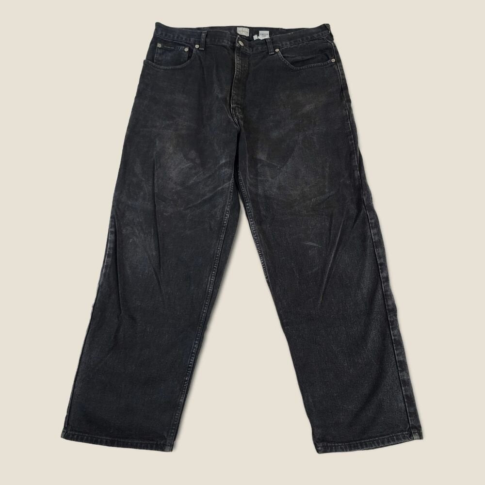 Vintage Calvin Klein Jeans Mens Straight Leg Size 38 / 29.5 Dark Wash - GOOD