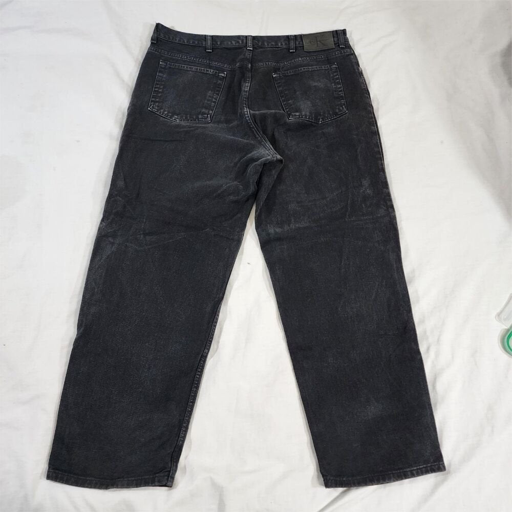 Vintage Calvin Klein Jeans Mens Straight Leg Size 38 / 29.5 Dark Wash - GOOD