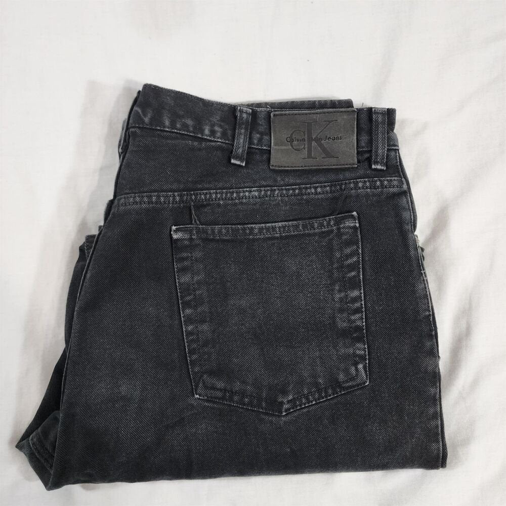 Vintage Calvin Klein Jeans Mens Straight Leg Size 38 / 29.5 Dark Wash - GOOD
