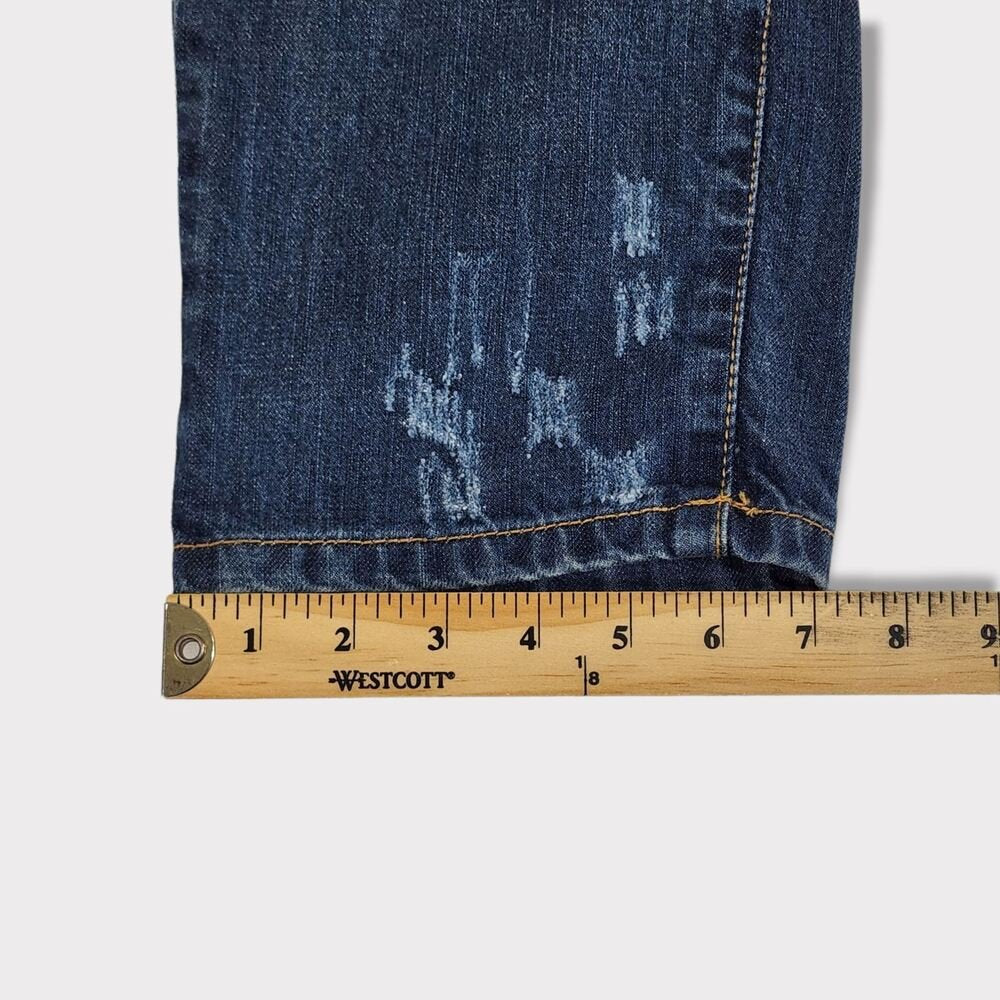 FWRD Denim Men's Slim Fit Ripped Distressed Patch Jeans 36x34 - GOOD
