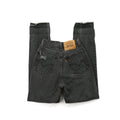 VINTAGE LEVI'S 912 BLACK DISTRESSED HIGH WAISTED JEANS