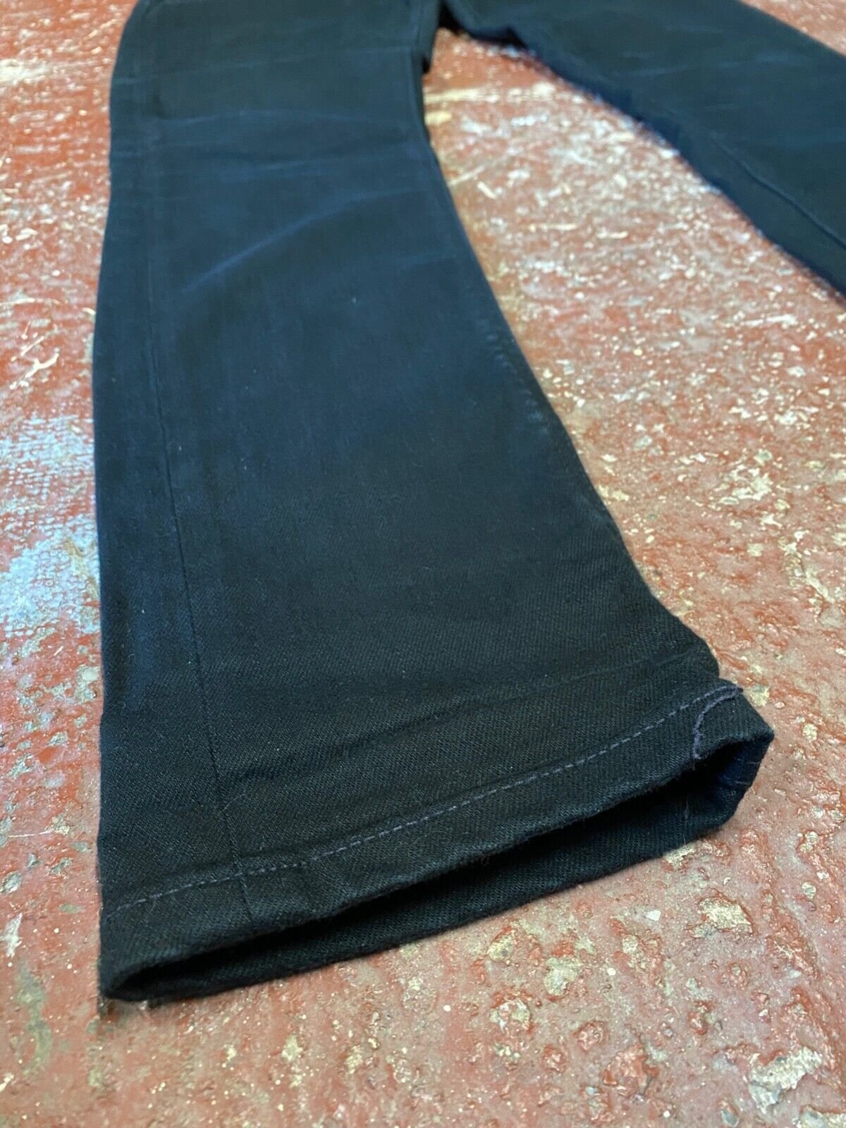 Nudie Lean Dean Denim Jeans W32 L32 Dry Ever Black Slim Fitting Zip Fly Pant VGC