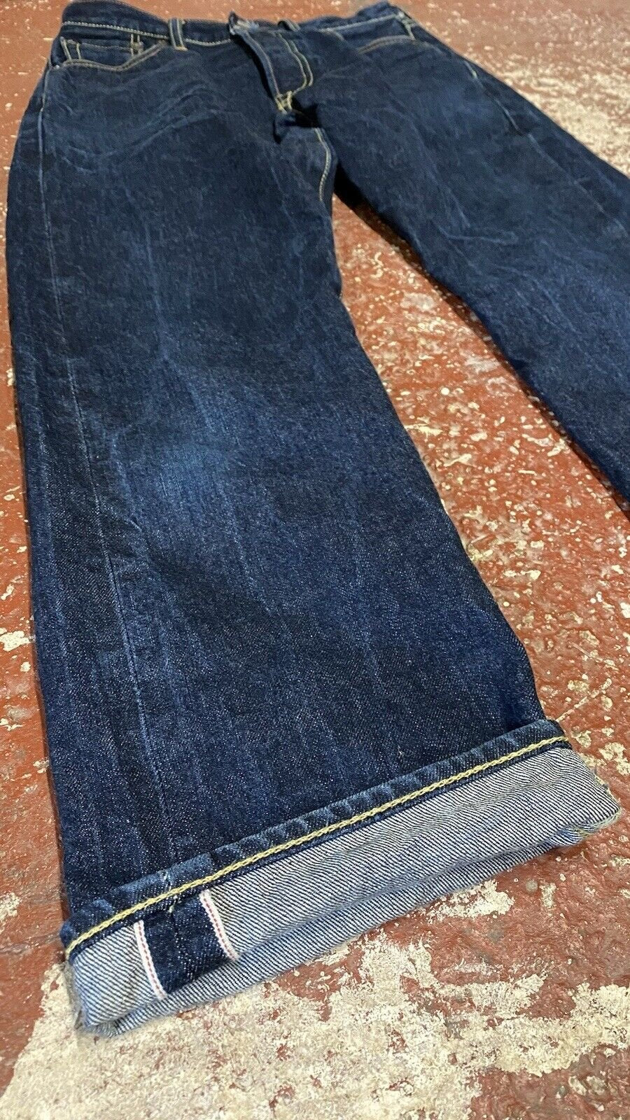Levi 501 Selvedge Straight Denim Blue Jeans W30 L30 *Read Description*