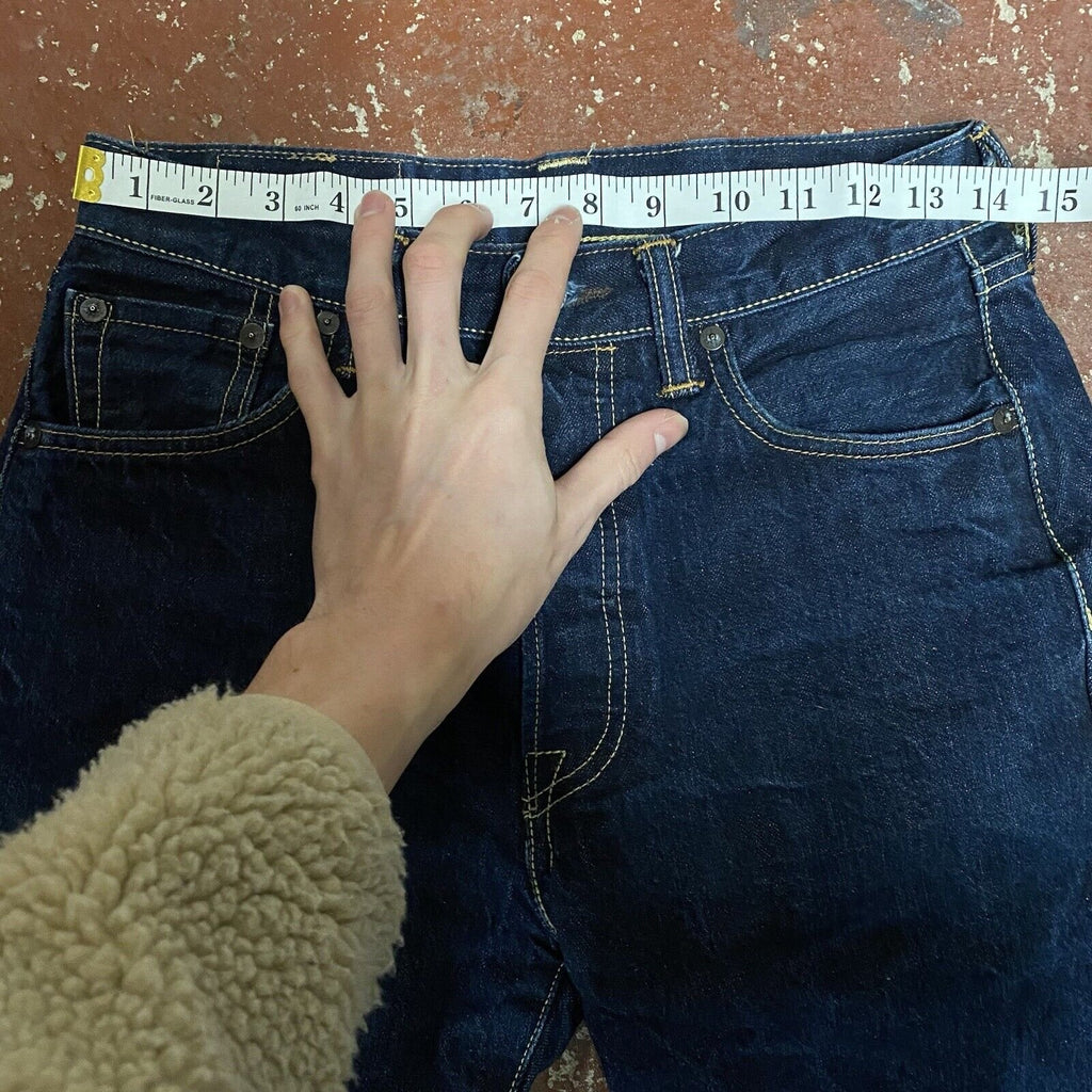 Levi 501 Selvedge Straight Denim Blue Jeans W30 L30 *Read Description*