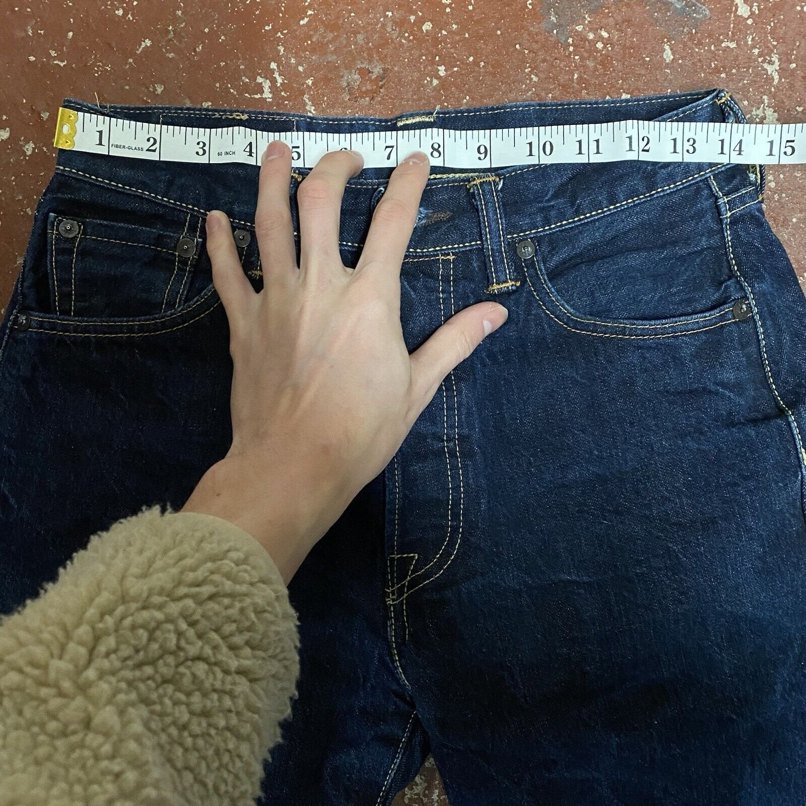 Levi 501 Selvedge Straight Denim Blue Jeans W30 L30 *Read Description*
