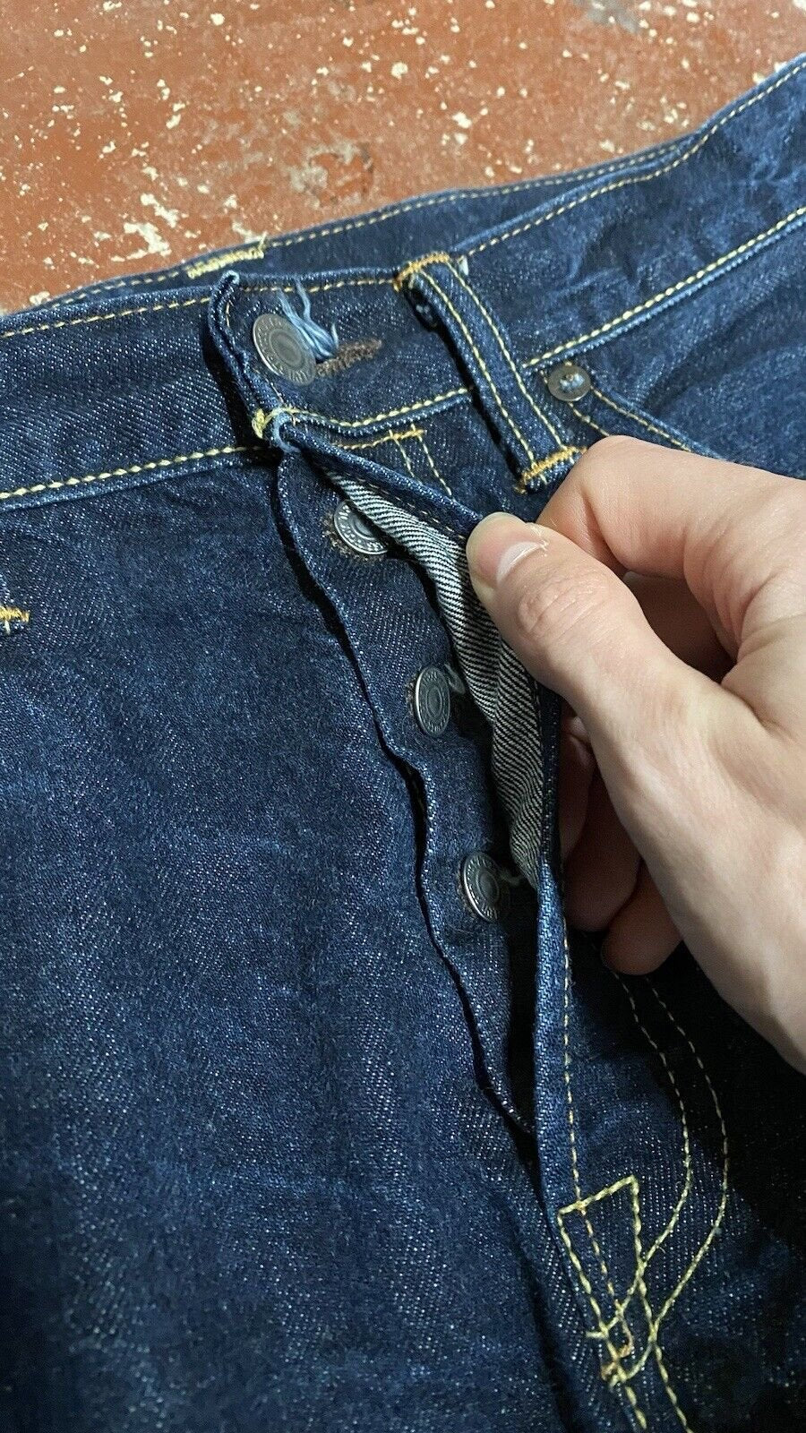 Levi 501 Selvedge Straight Denim Blue Jeans W30 L30 *Read Description*