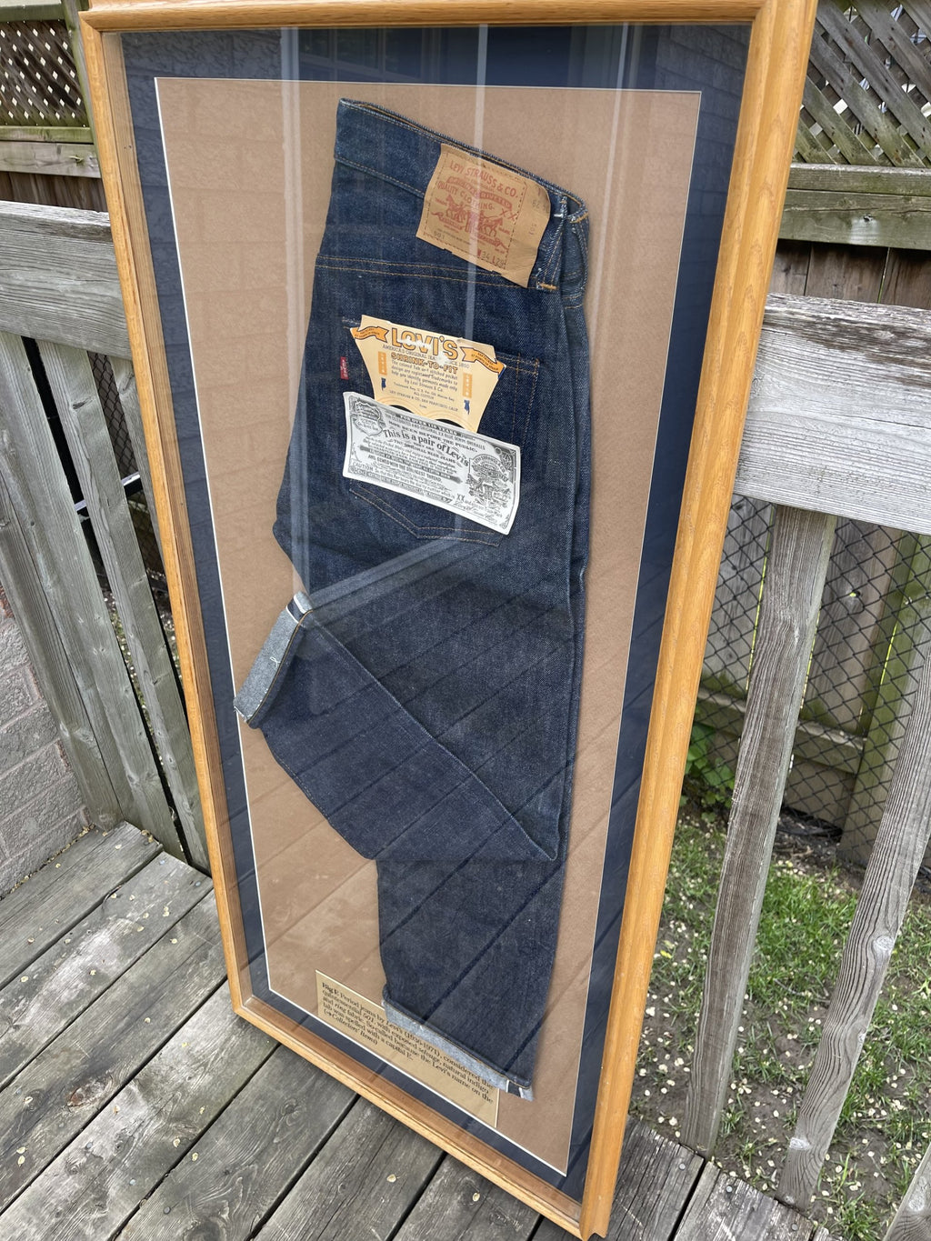 Vintage Levis 501’s BIG E’s “UNDER GLASS”