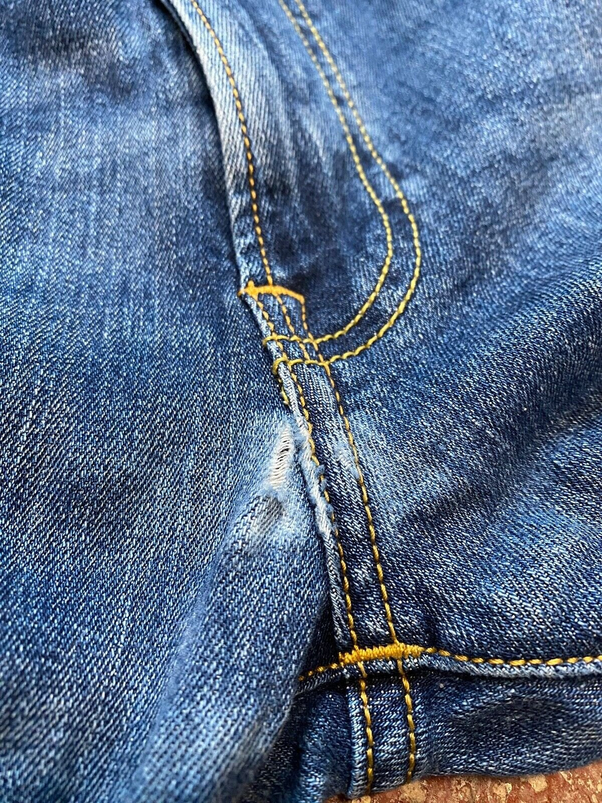 Edwin ED 85 Slim Tapered Selvedge Stretch Jeans W32 L32 Blue Denim Trousers