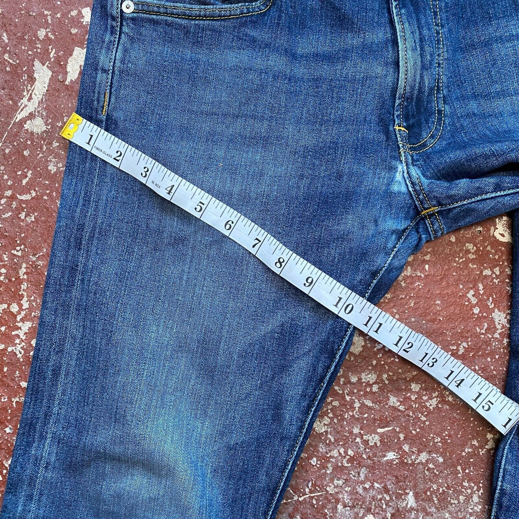 Edwin ED 85 Slim Tapered Selvedge Stretch Jeans W32 L32 Blue Denim Trousers