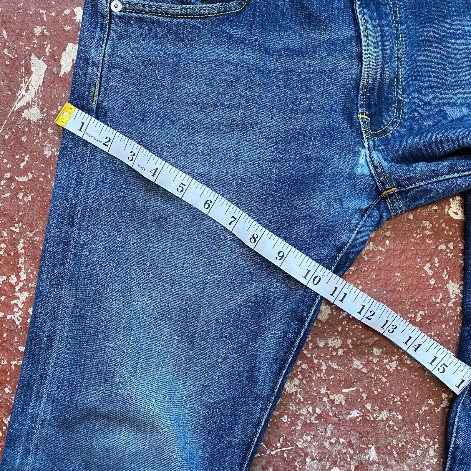 Edwin ED 85 Slim Tapered Selvedge Stretch Jeans W32 L32 Blue Denim Trousers