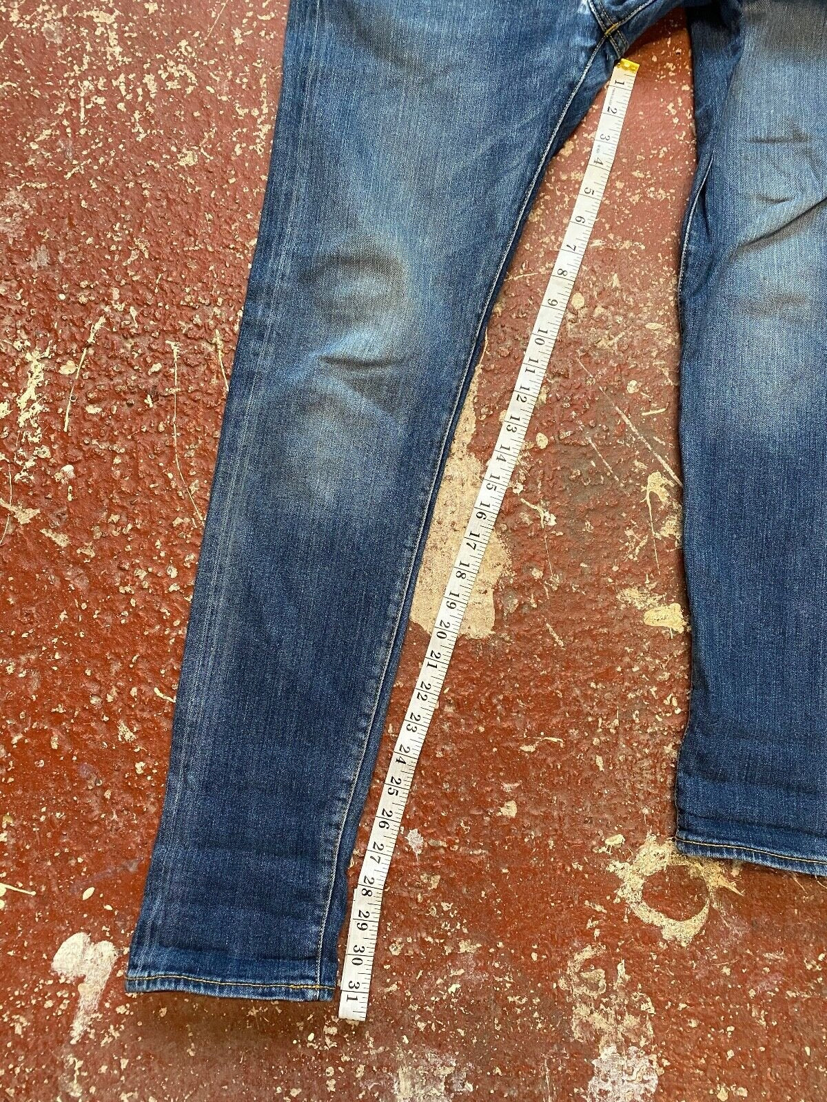 Edwin ED 85 Slim Tapered Selvedge Stretch Jeans W32 L32 Blue Denim Trousers