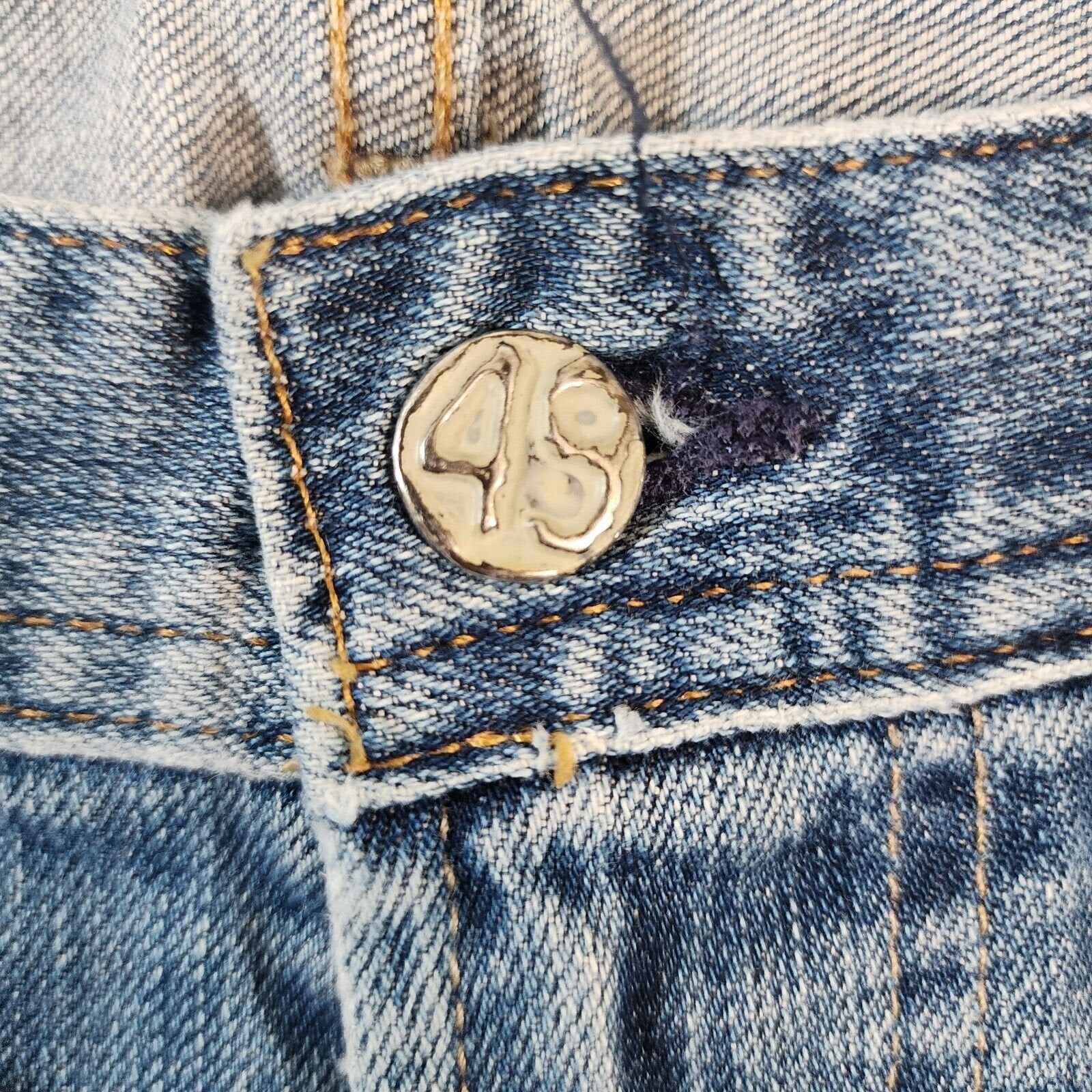 AG Adriano Goldschmied Jeans Mens 36/30 Blue The Matchbox Slim Straight Distress
