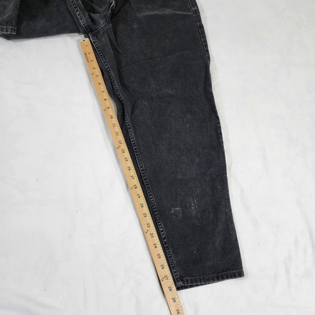 Vintage Levis 560 Red Tab Black Denim Loose Fit Tapered Jeans 36x30