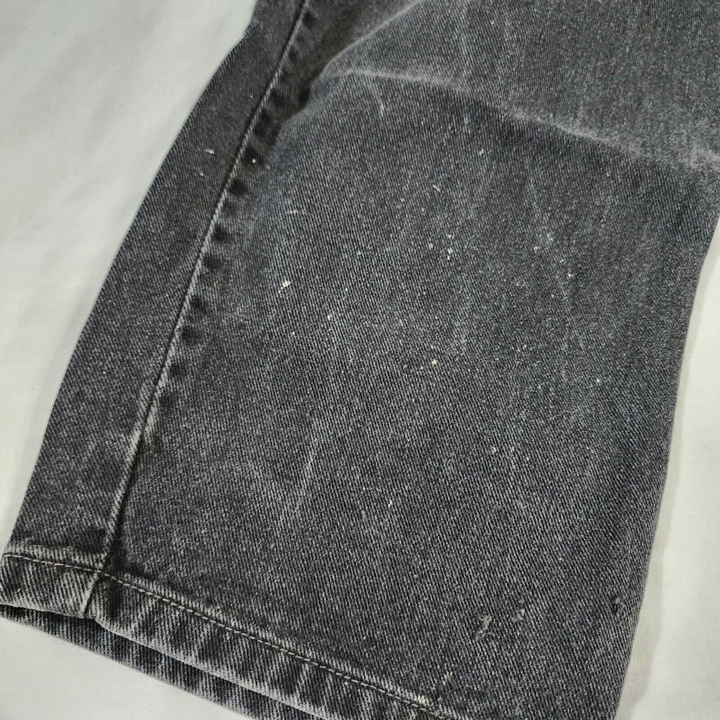 Vintage Levis 560 Red Tab Black Denim Loose Fit Tapered Jeans 36x30