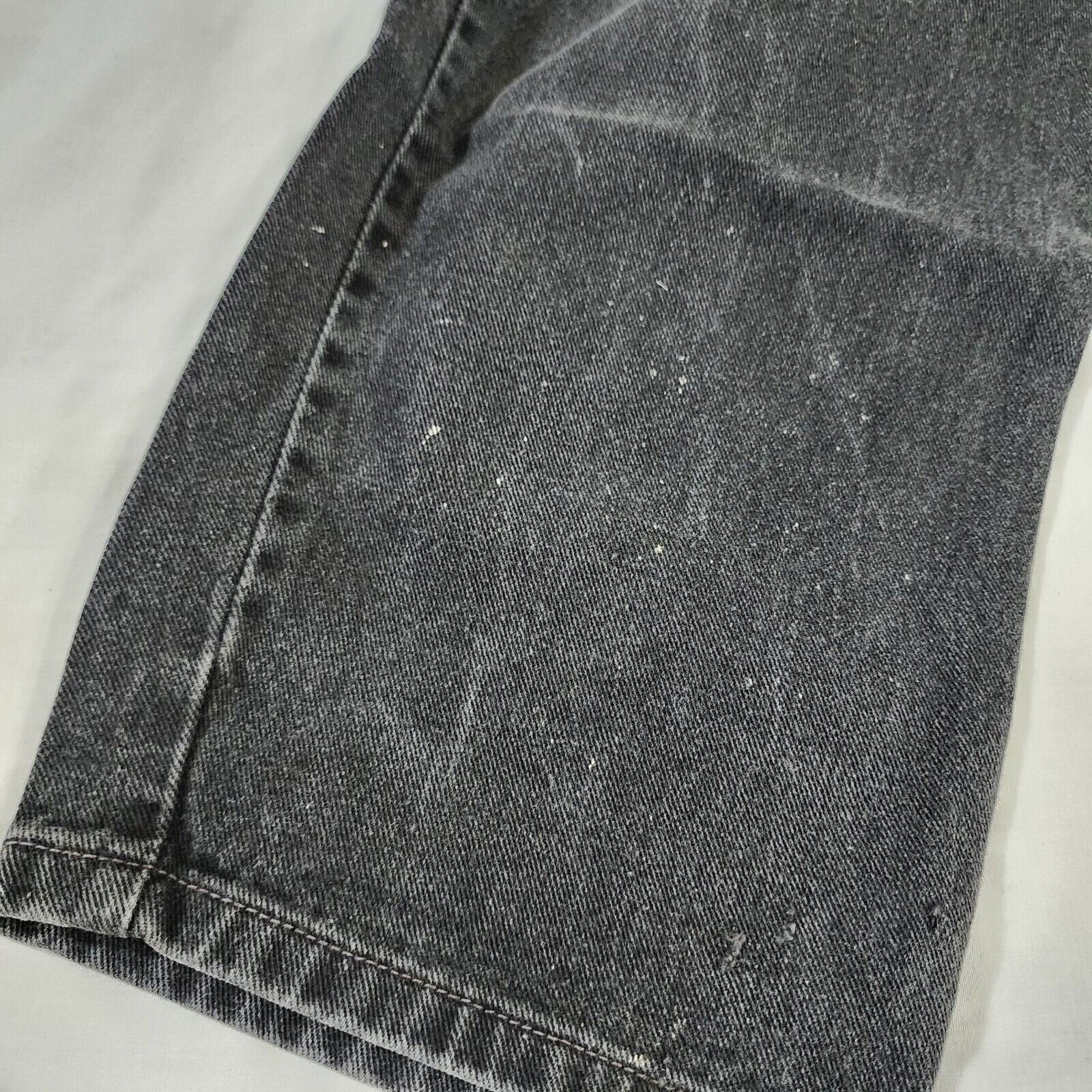 Vintage Levis 560 Red Tab Black Denim Loose Fit Tapered Jeans 36x30