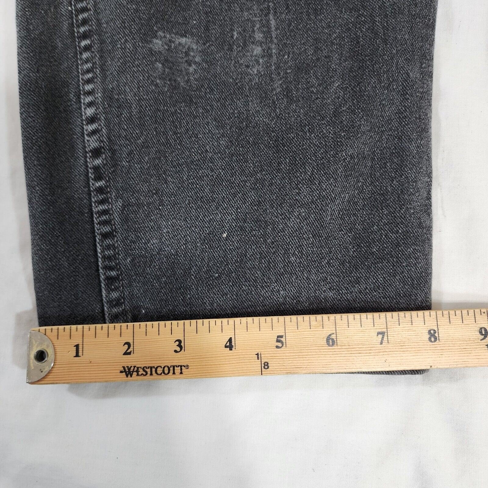 Vintage Levis 560 Red Tab Black Denim Loose Fit Tapered Jeans 36x30