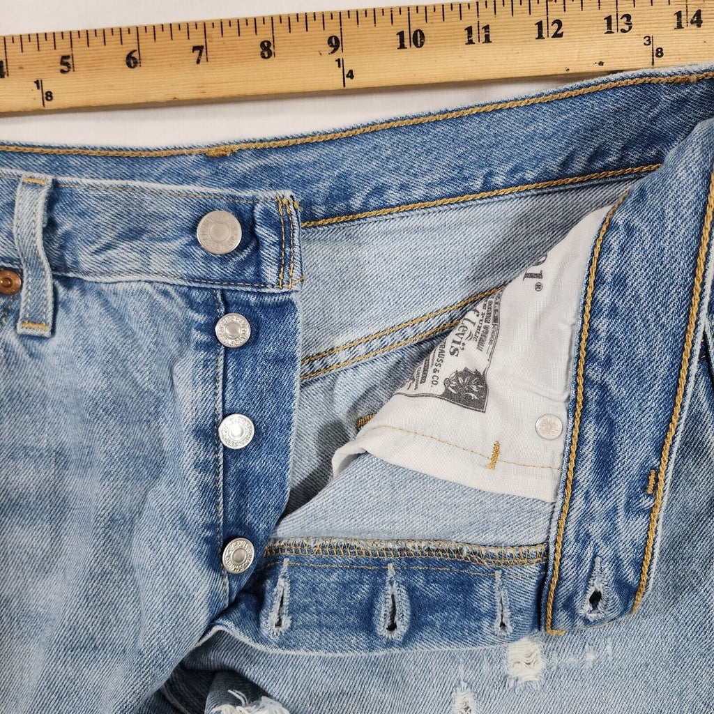 Levi's Premium 501 Women's 30W Medium Wash Fit Jeans Shorts