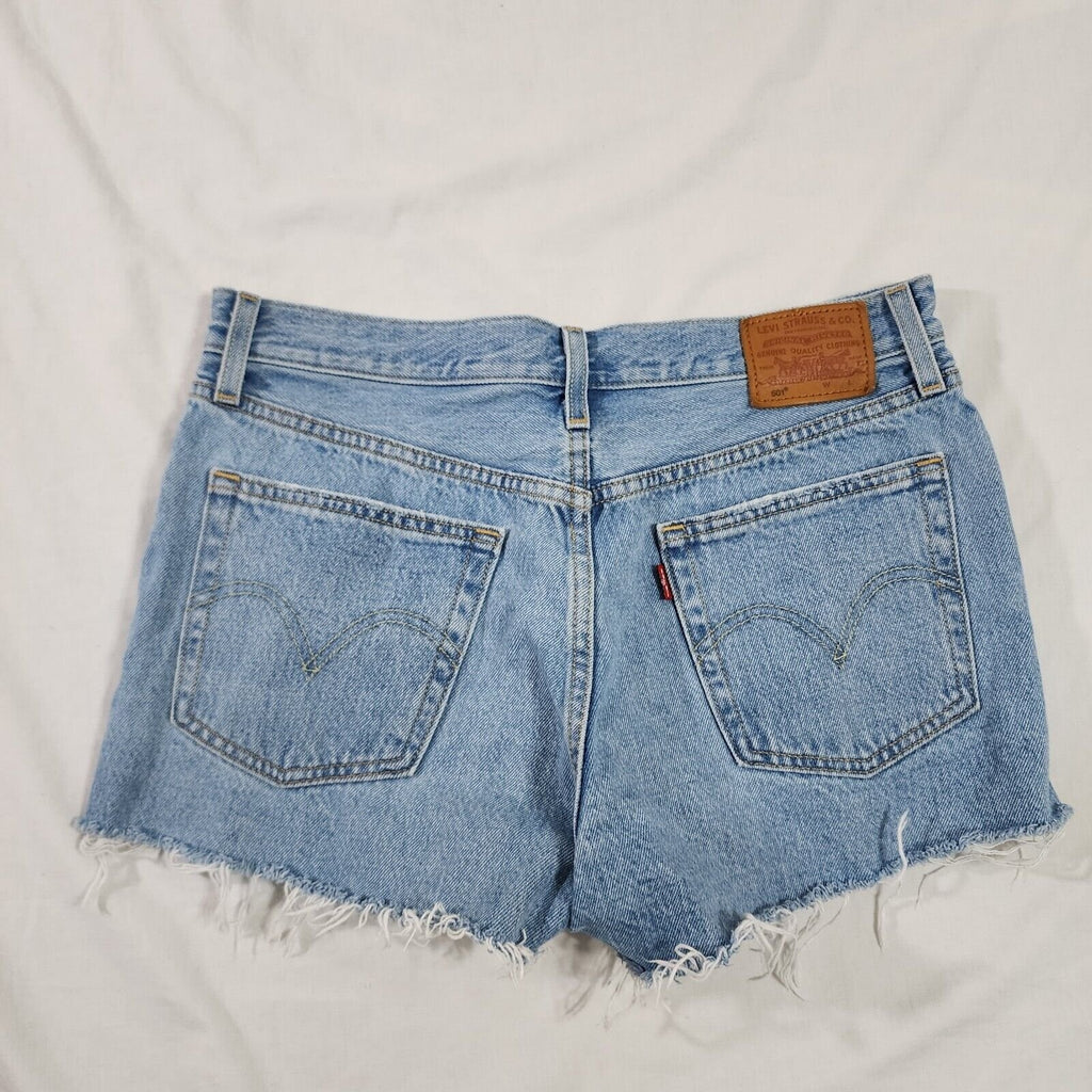 Levi's Premium 501 Women's 30W Medium Wash Fit Jeans Shorts