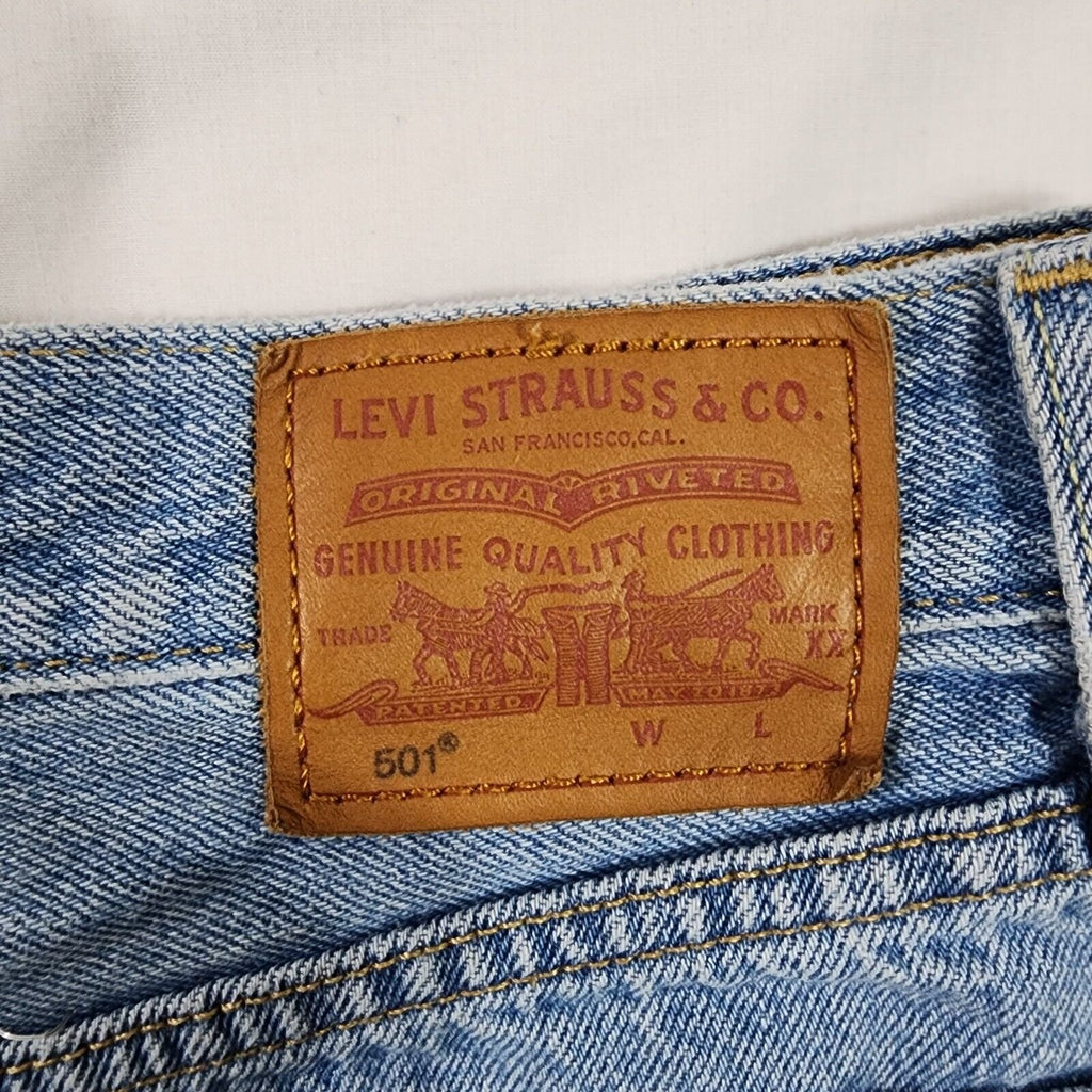 Levi's Premium 501 Women's 30W Medium Wash Fit Jeans Shorts