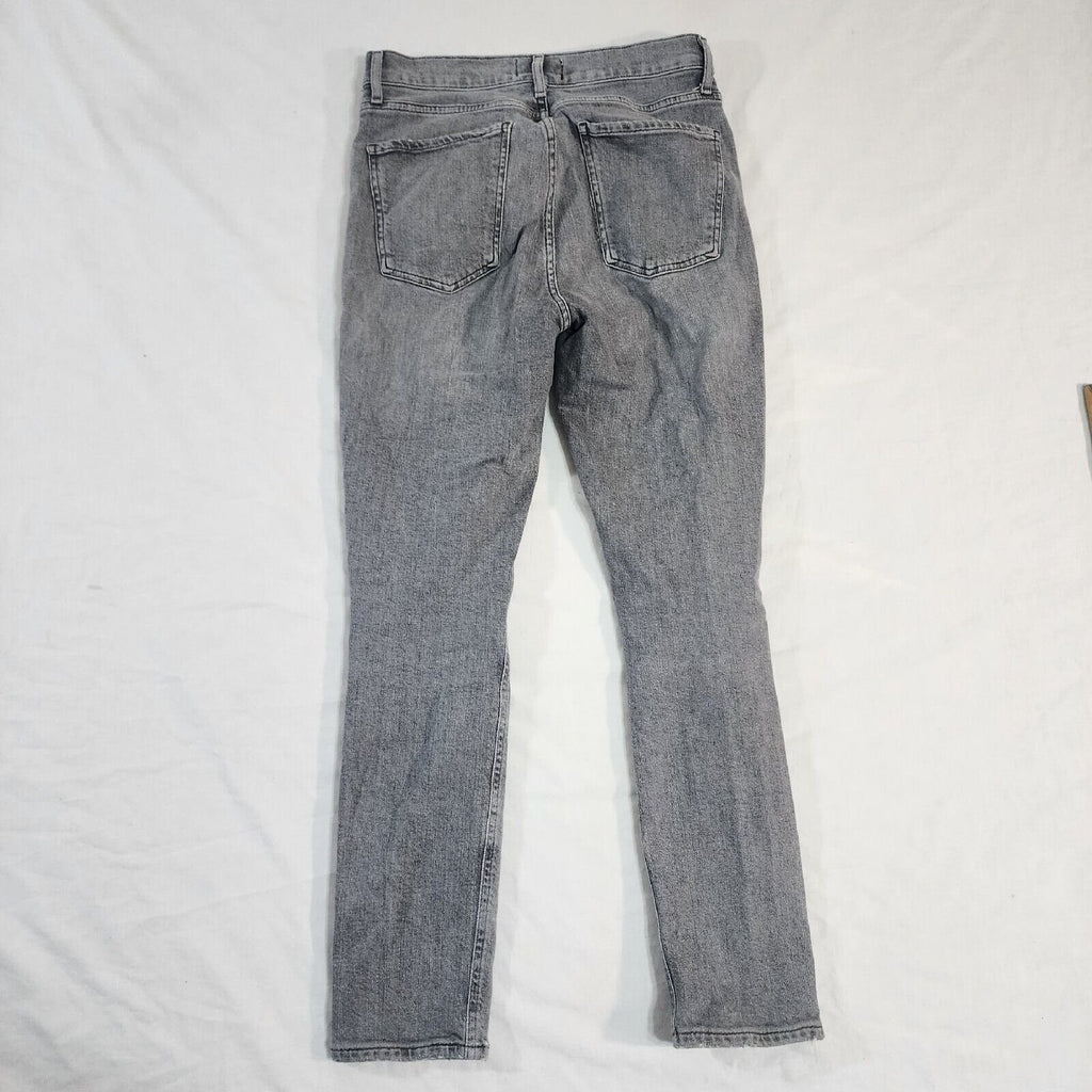 Agolde Women's Gray Jean Light Wash Button Fly 28W / 26L - GOOD