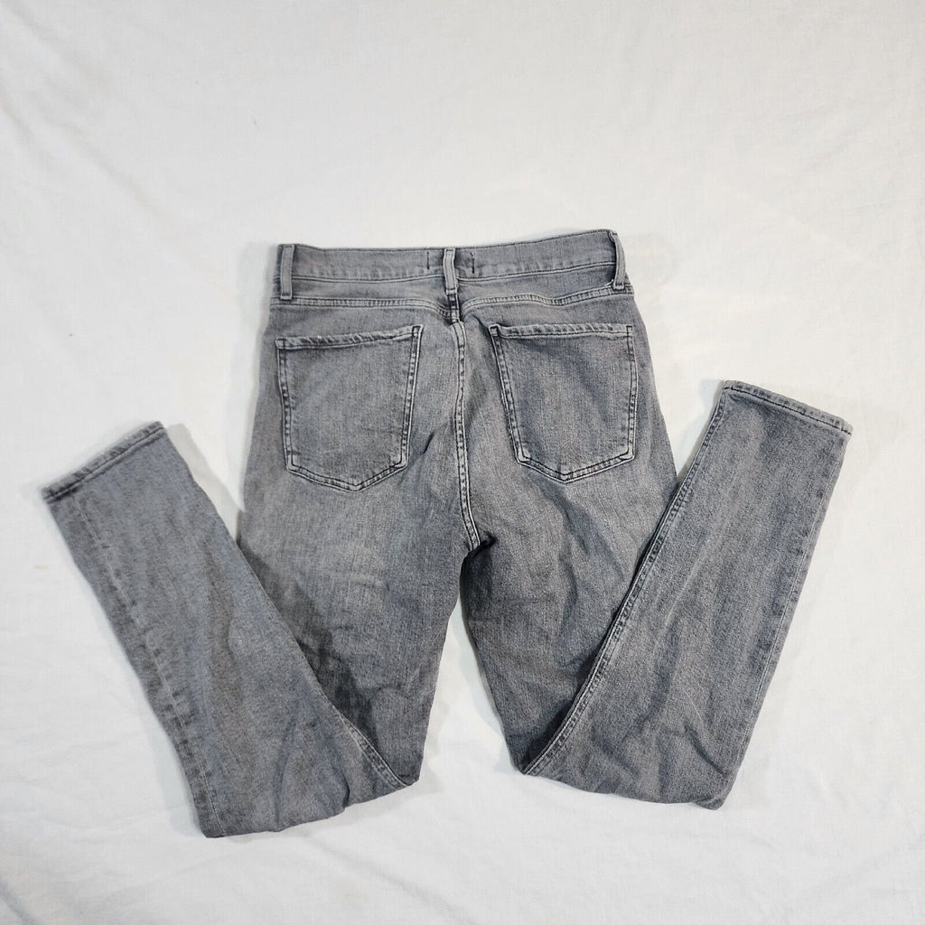 Agolde Women's Gray Jean Light Wash Button Fly 28W / 26L - GOOD