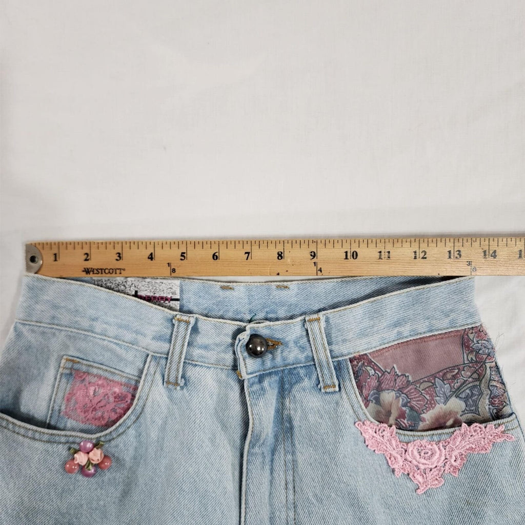 Robin Berry Women's 27 x 33 Light Wash High-Rise Denim Jeans - VINTAGE
