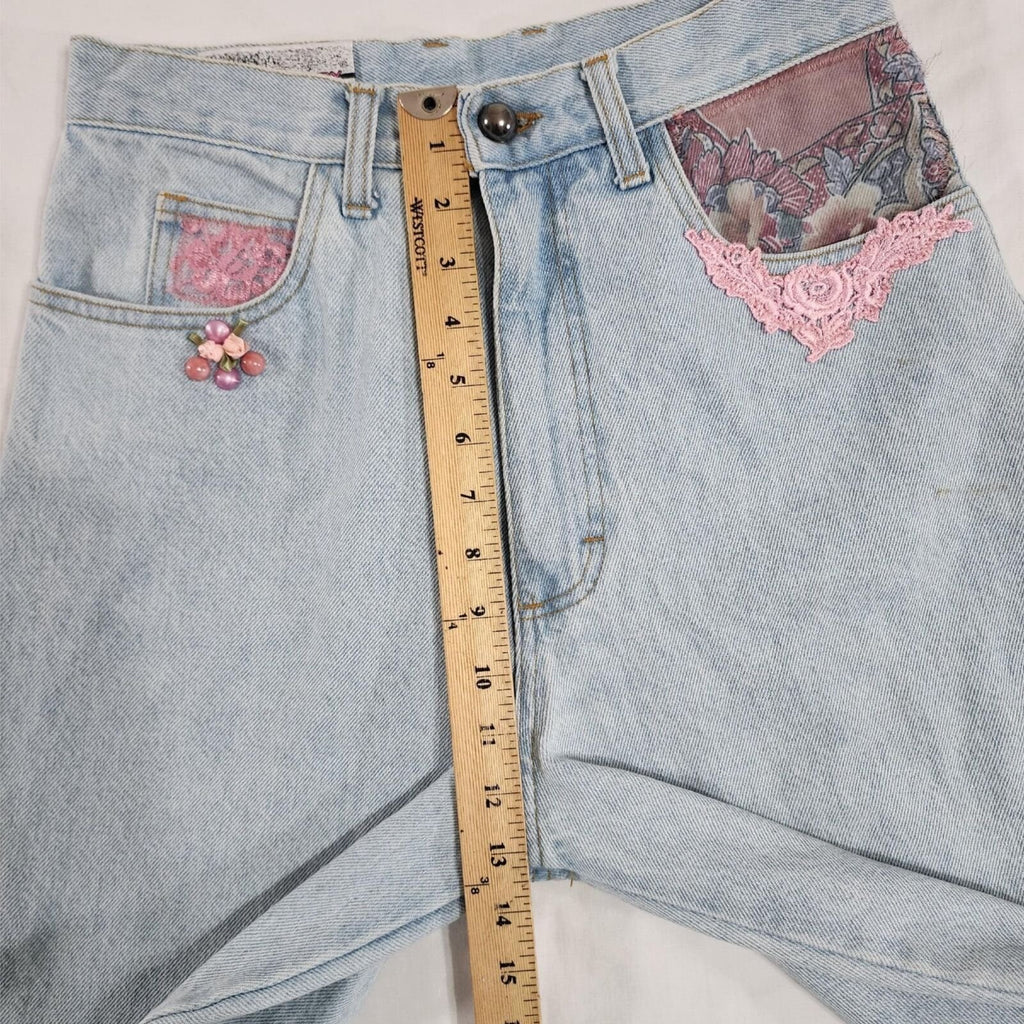 Robin Berry Women's 27 x 33 Light Wash High-Rise Denim Jeans - VINTAGE