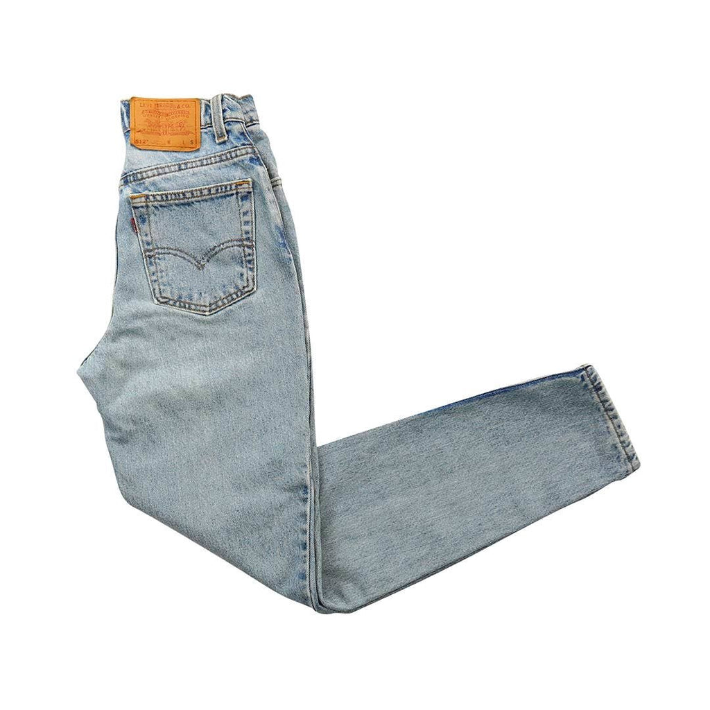 VINTAGE 90S LEVI’S 512 LIGHT-MEDIUM WASH HIGH WAISTED JEANS