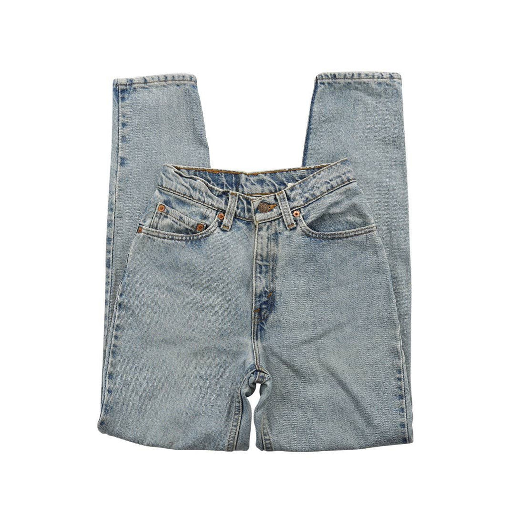 VINTAGE 90S LEVI’S 512 LIGHT-MEDIUM WASH HIGH WAISTED JEANS