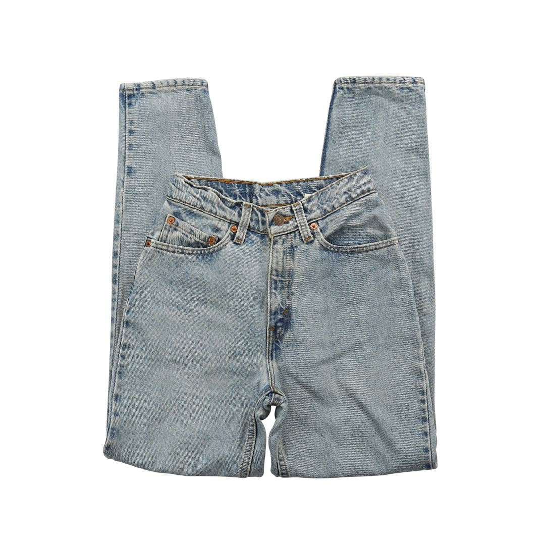 VINTAGE 90S LEVI’S 512 LIGHT-MEDIUM WASH HIGH WAISTED JEANS