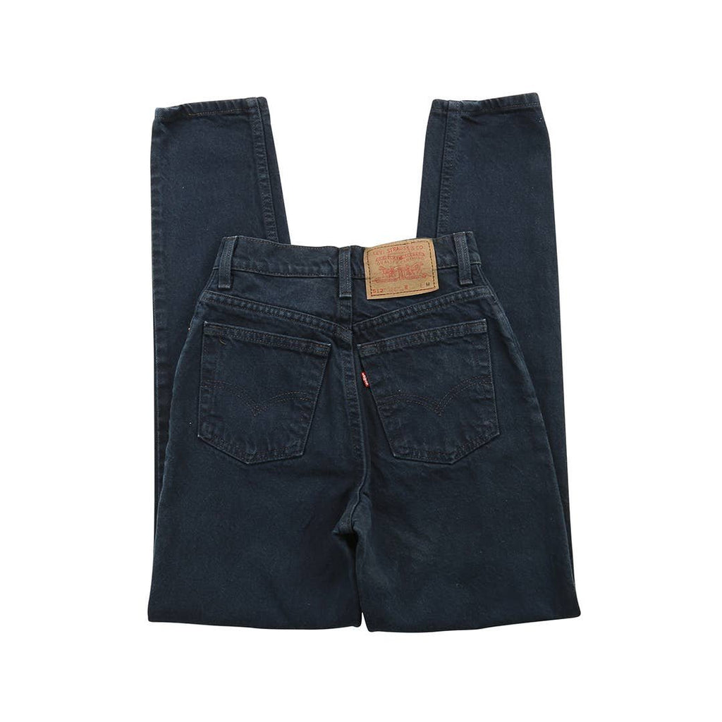 VINTAGE 90S LEVI’S 512 BLACK HIGH WAISTED JEANS