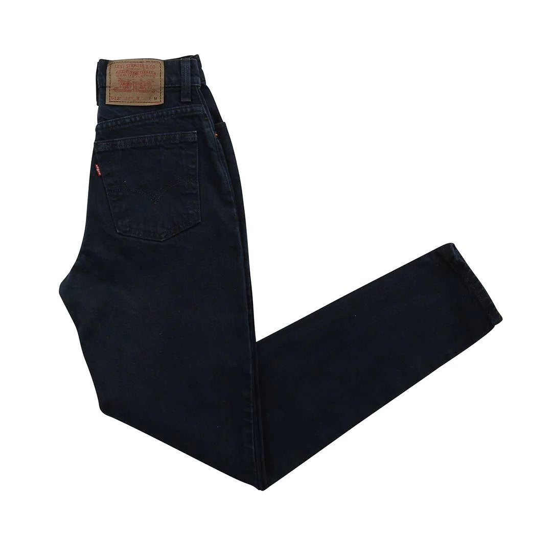VINTAGE 90S LEVI’S 512 BLACK HIGH WAISTED JEANS