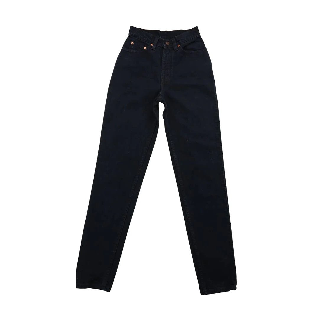 VINTAGE 90S LEVI’S 512 BLACK HIGH WAISTED JEANS